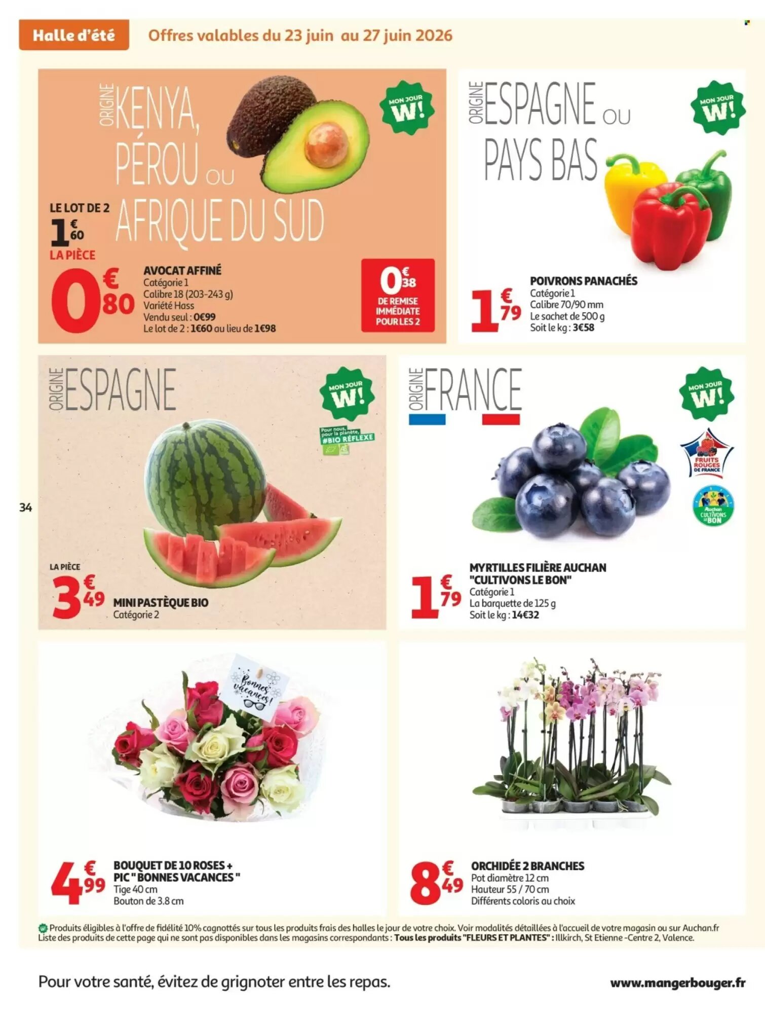 Prospectus promotionnel Auchan valable à partir du 23/06/2026 - Page 34.