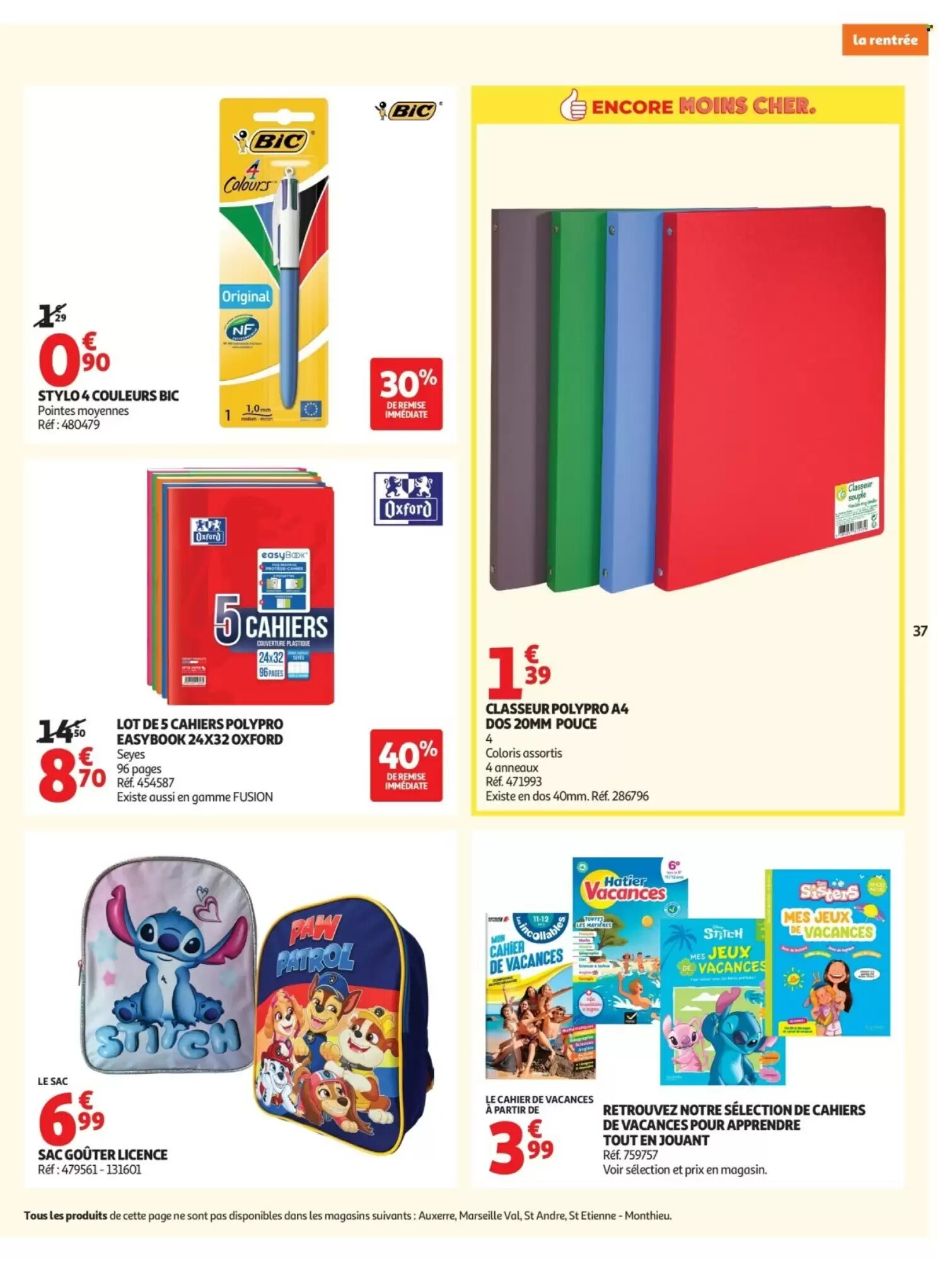 Prospectus promotionnel Auchan valable à partir du 23/06/2026 - Page 37.