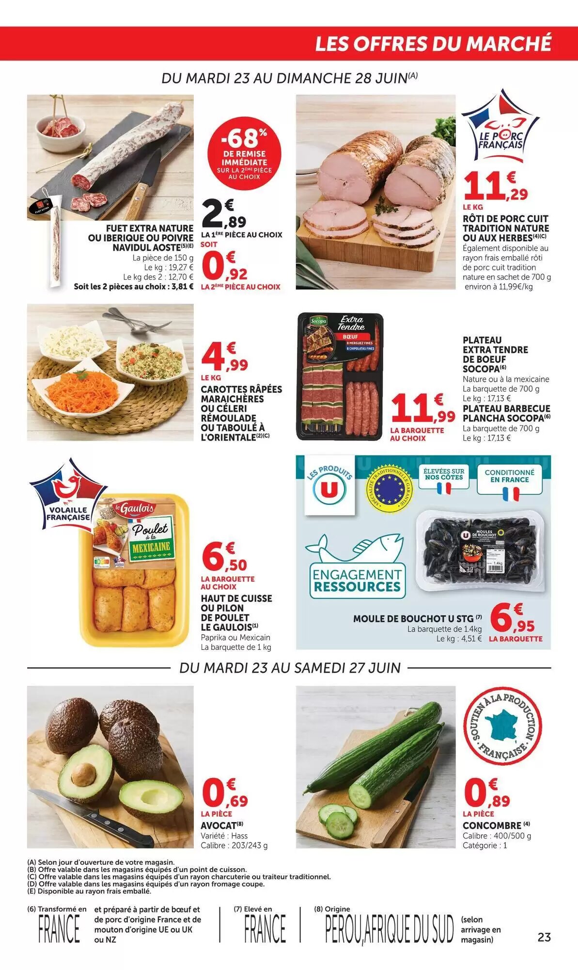 Prospectus promotionnel U Express valable à partir du 23/06/2026 - Page 23.