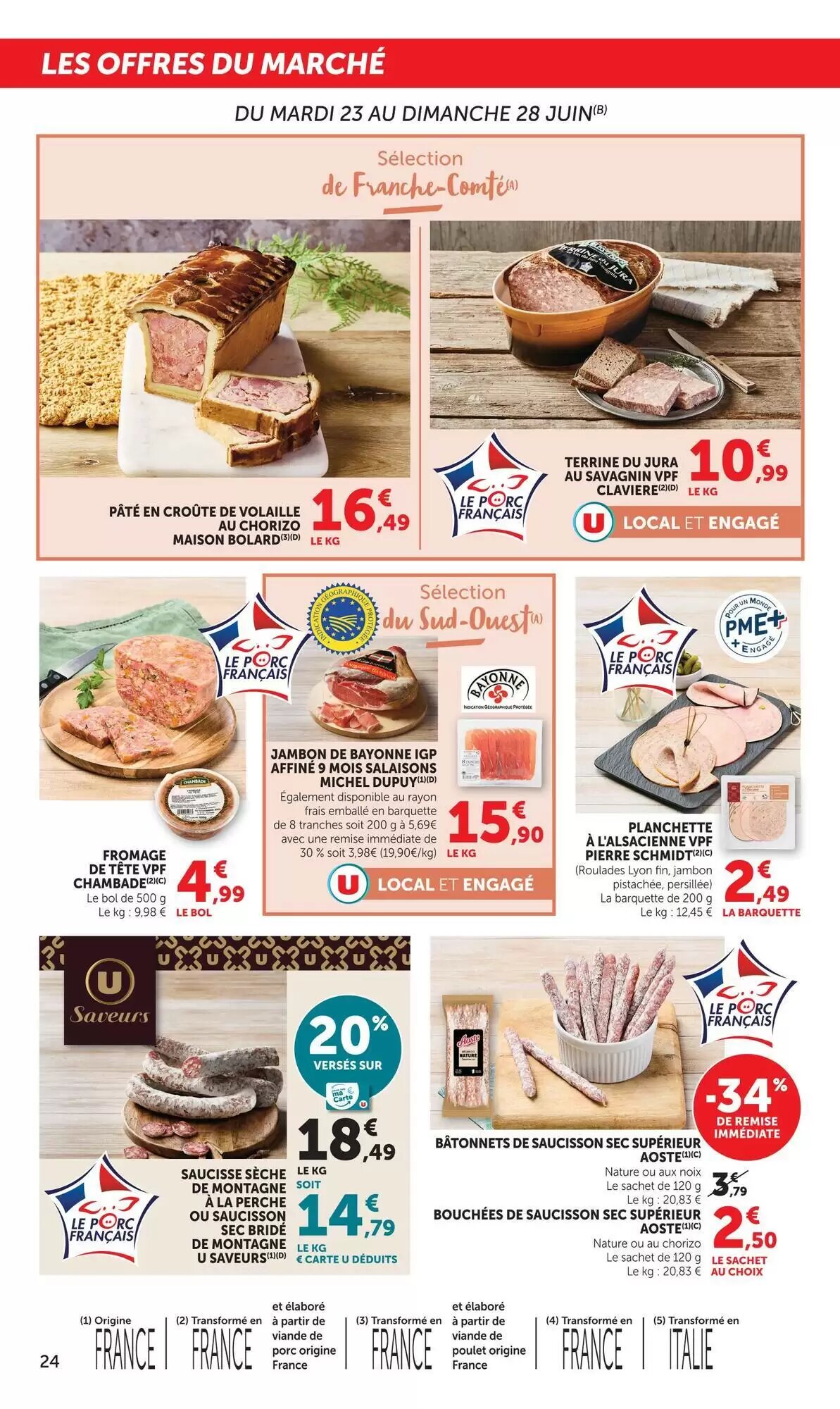 Prospectus promotionnel U Express valable à partir du 23/06/2026 - Page 24.