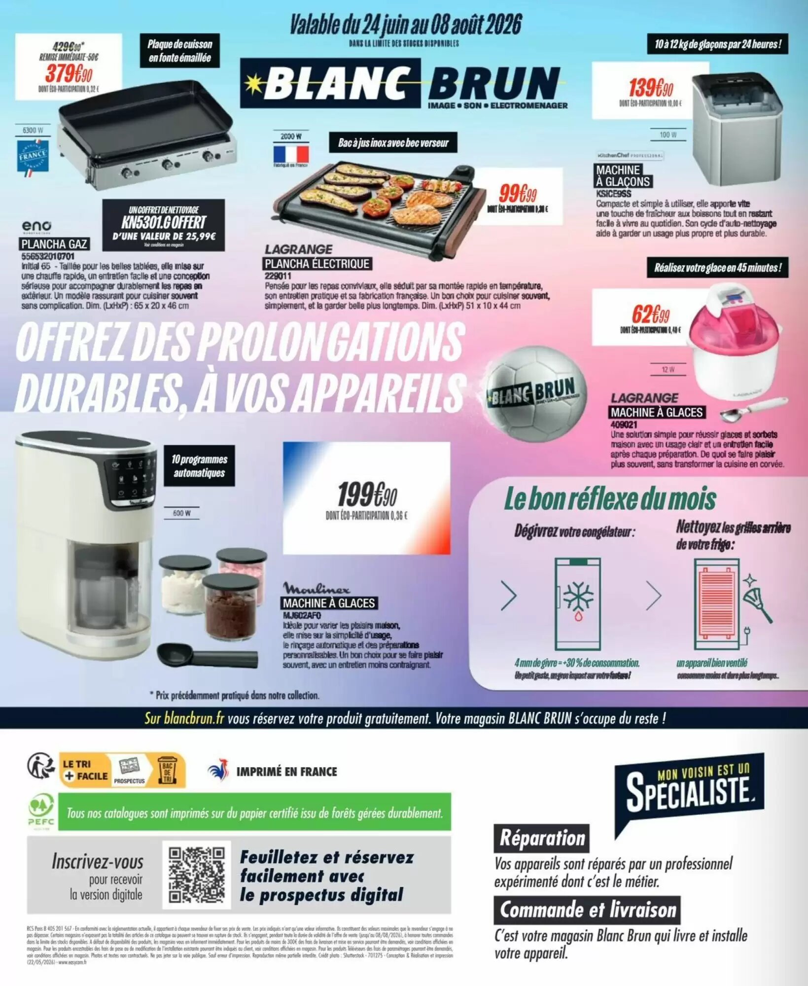 Prospectus promotionnel Blanc Brun valable à partir du 24/06/2026 - Page 8.