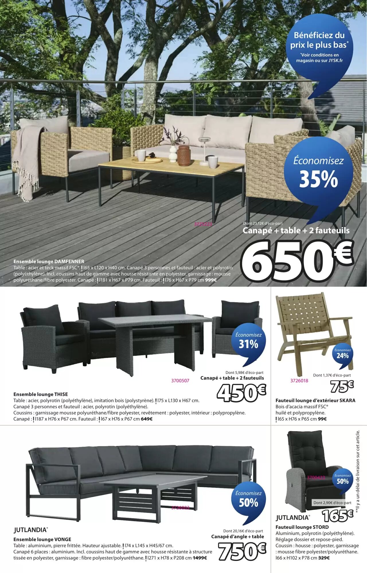 Prospectus promotionnel JYSK valable à partir du 24/06/2026 - Page 3.