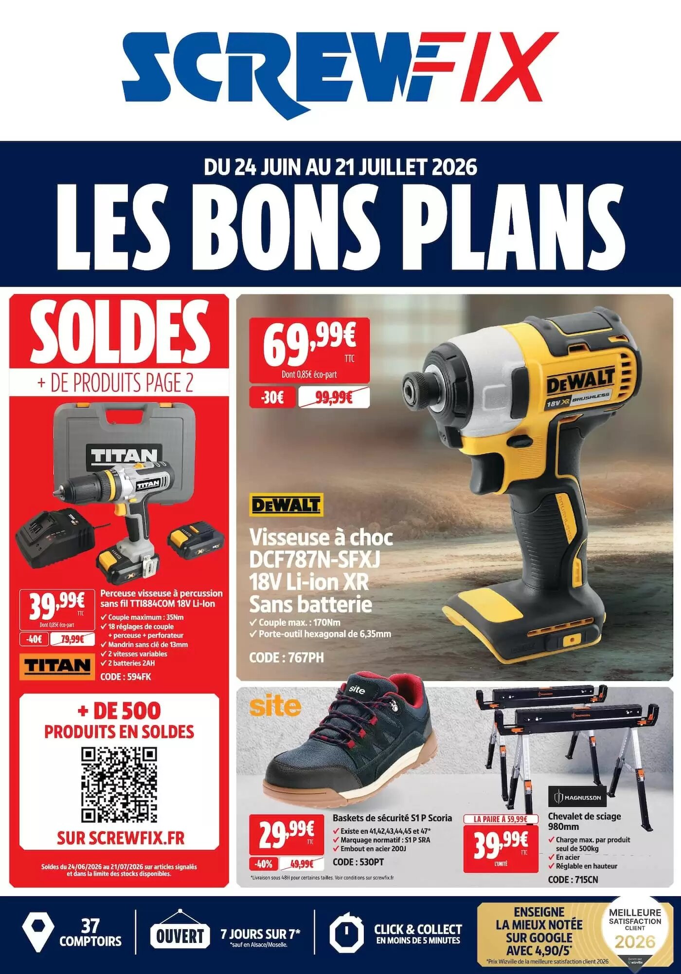 Prospectus promotionnel Screwfix valable à partir du 24/06/2026 - Page 1.