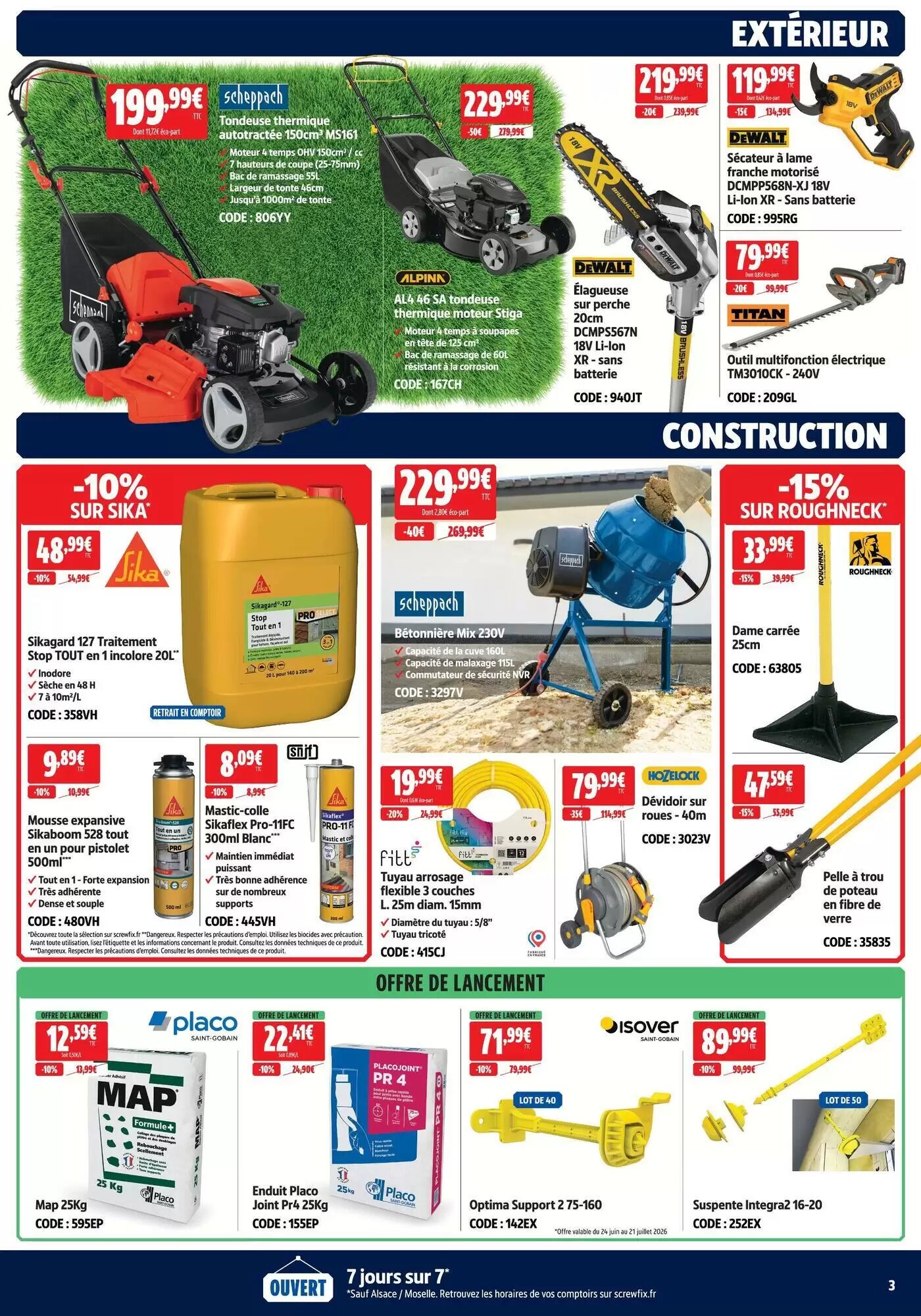 Prospectus promotionnel Screwfix valable à partir du 24/06/2026 - Page 3.