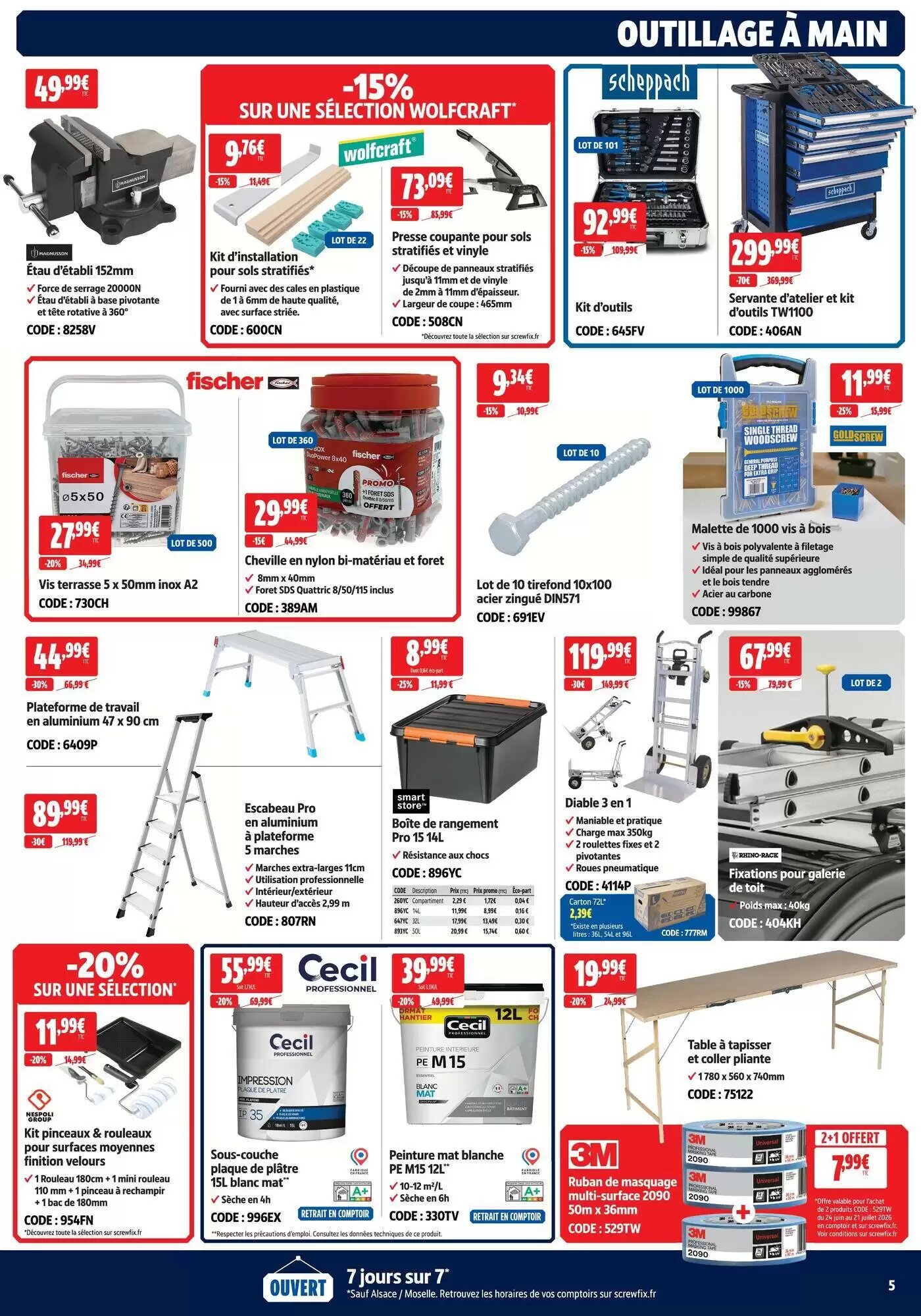 Prospectus promotionnel Screwfix valable à partir du 24/06/2026 - Page 5.
