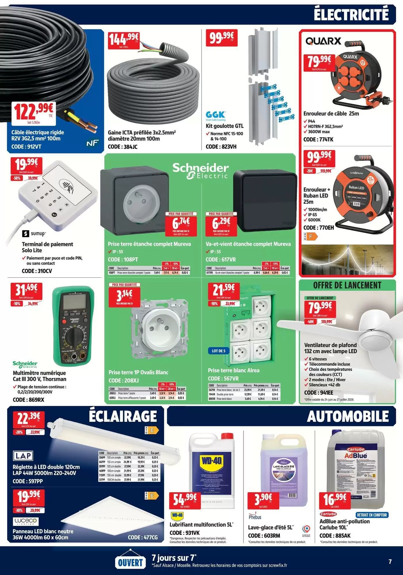 Prospectus promotionnel Screwfix valable à partir du 24/06/2026 - Page 7.