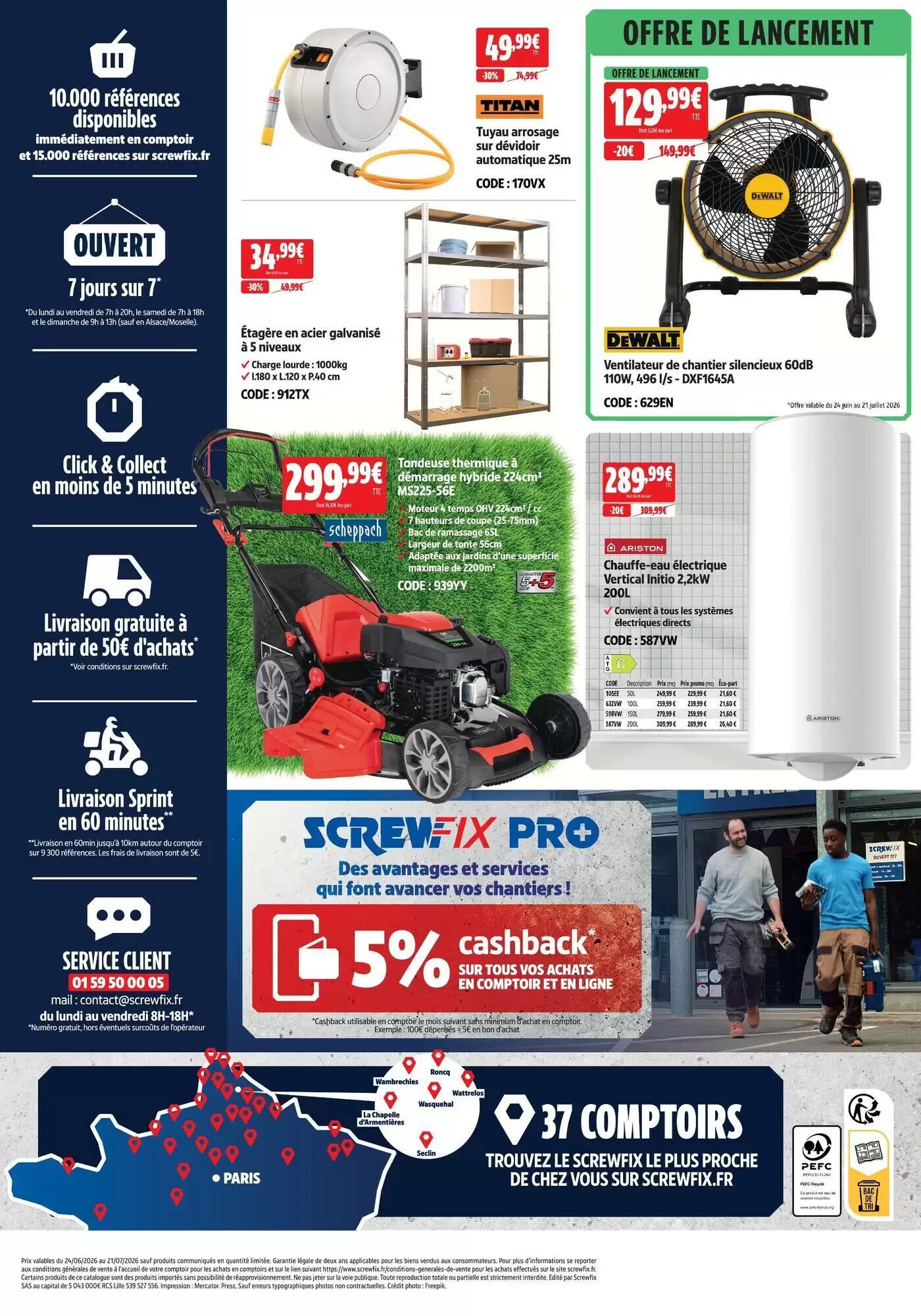 Prospectus promotionnel Screwfix valable à partir du 24/06/2026 - Page 8.