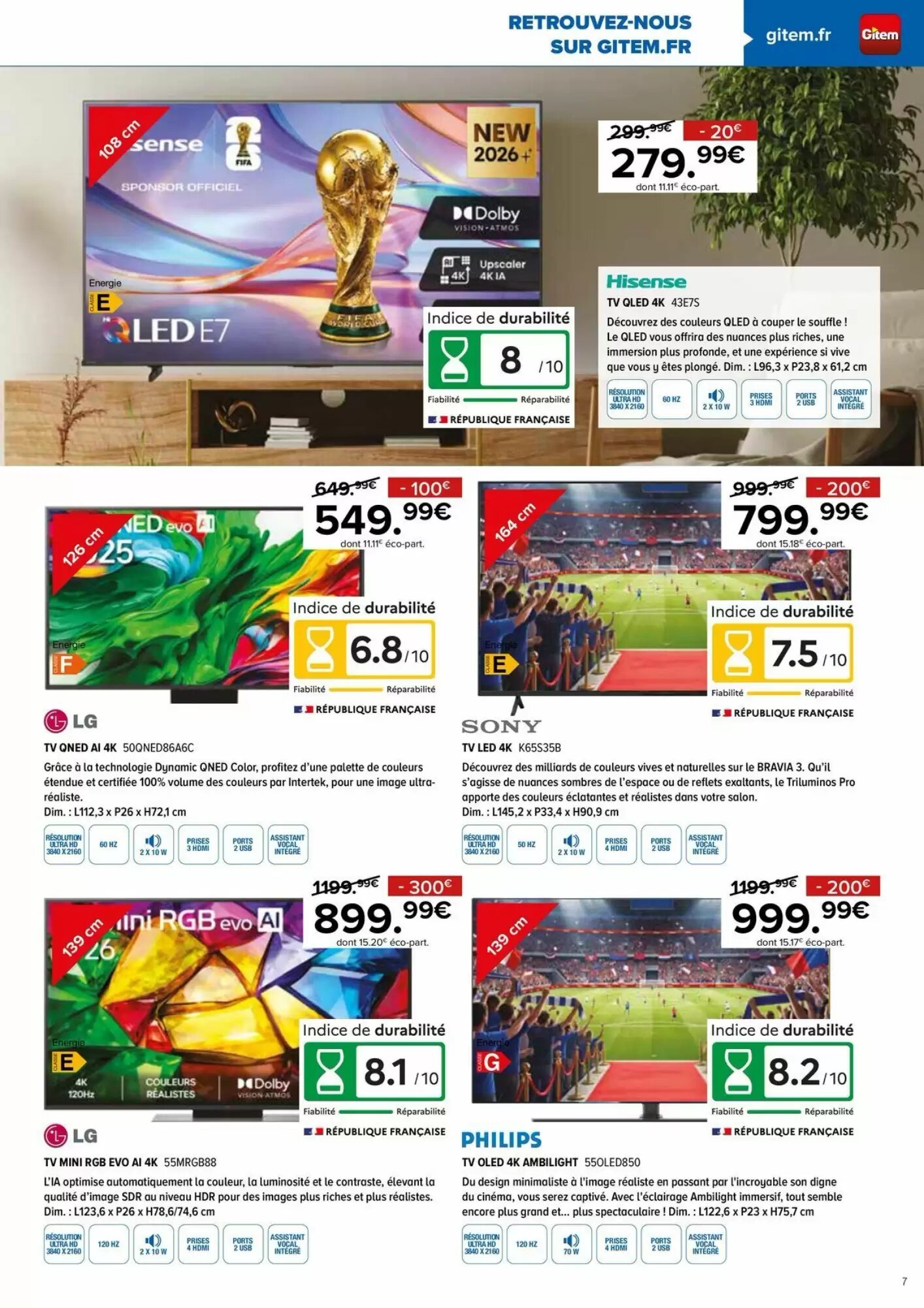 Prospectus promotionnel Gitem valable à partir du 24/06/2026 - Page 7.