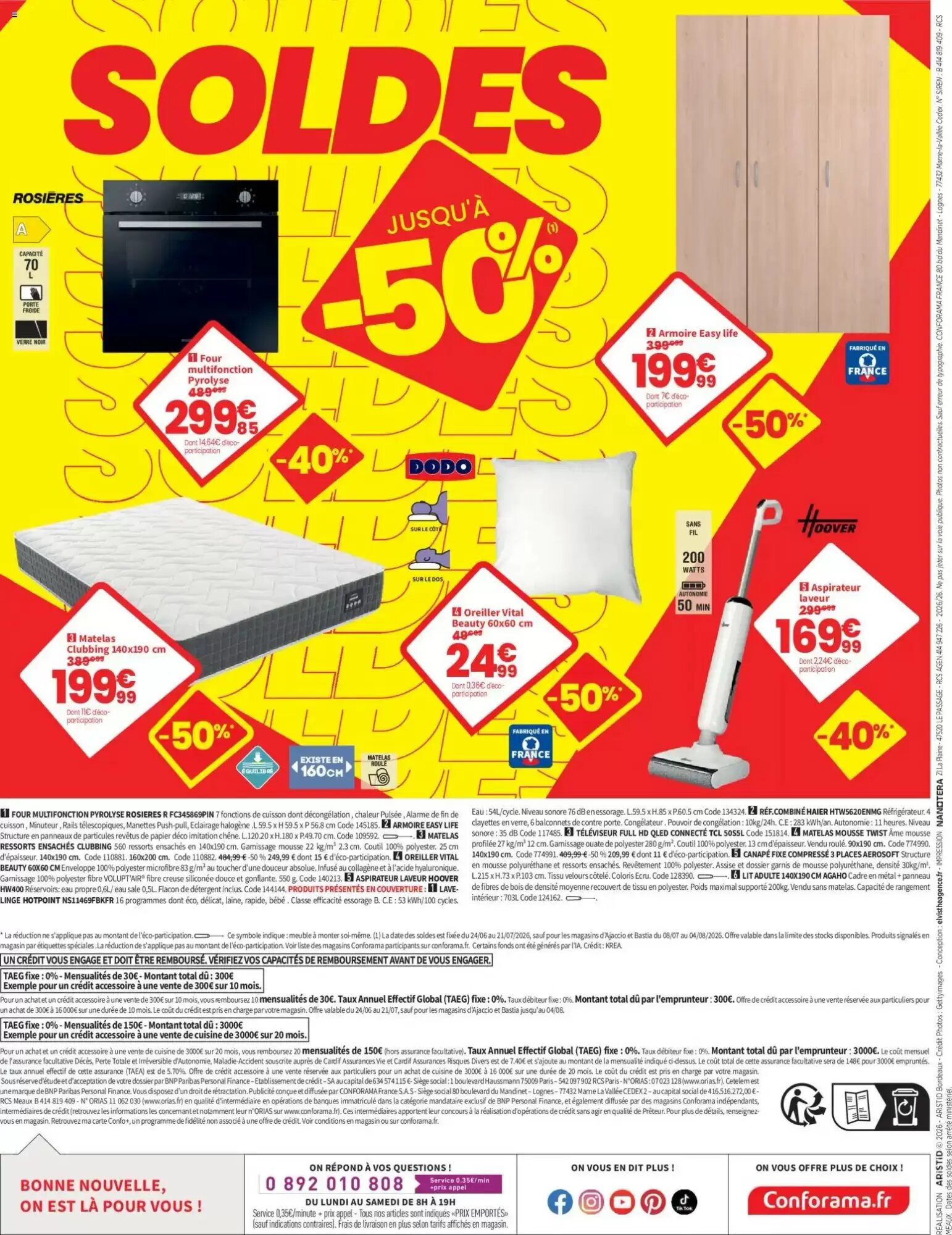 Prospectus promotionnel Conforama valable à partir du 24/06/2026 - Page 10.