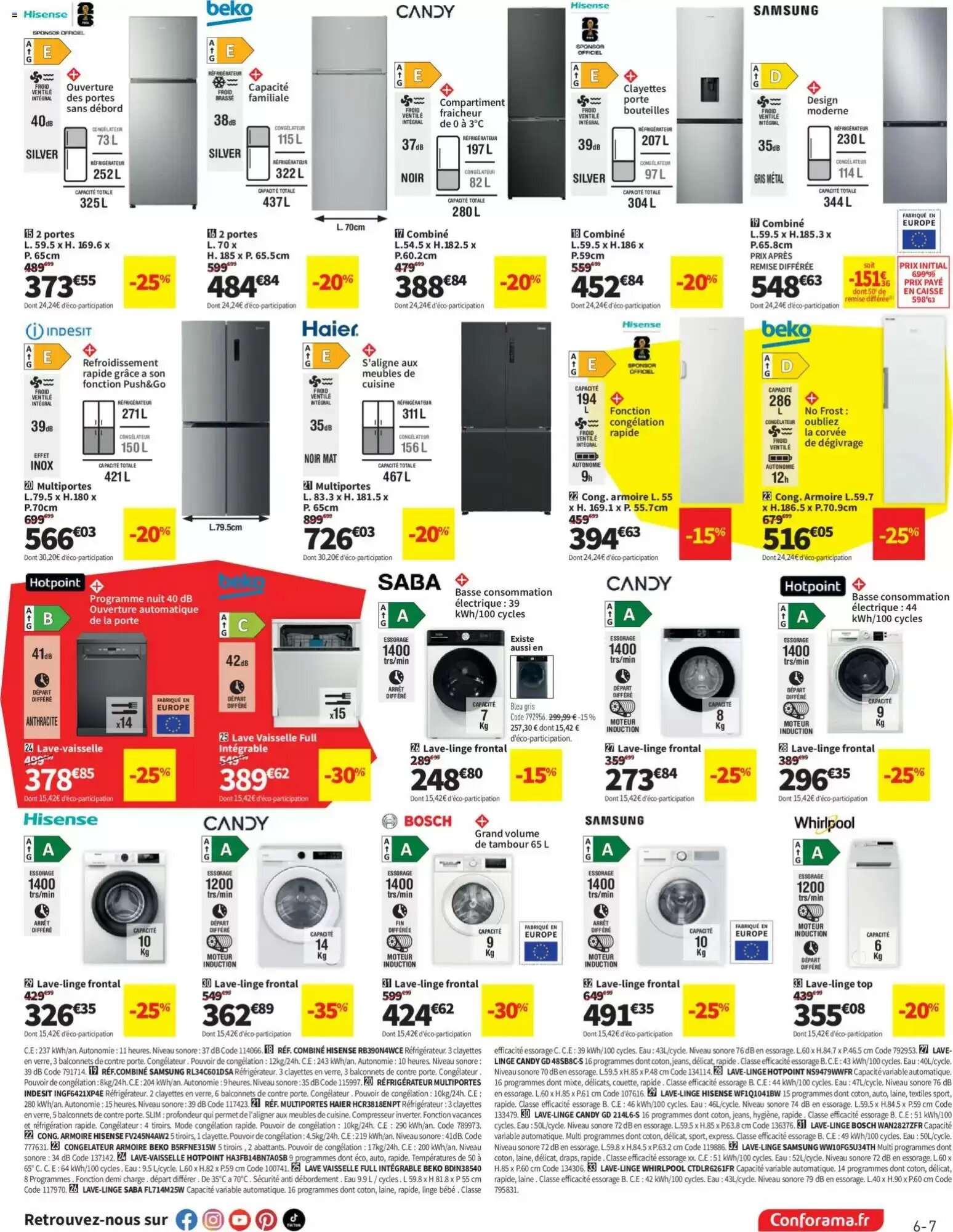 Prospectus promotionnel Conforama valable à partir du 24/06/2026 - Page 7.