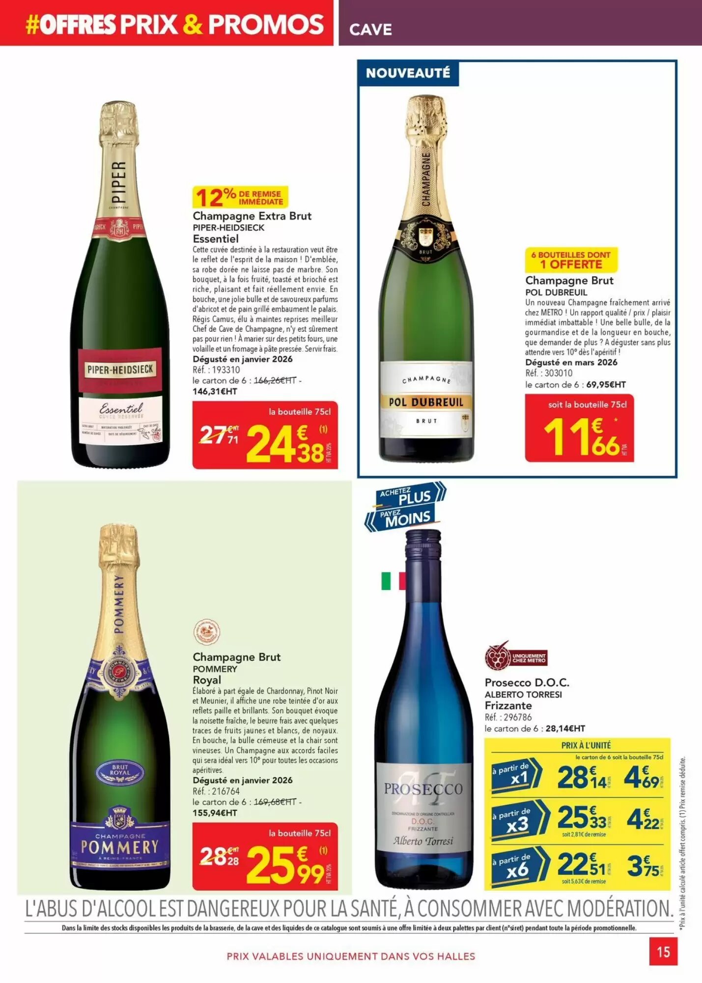 Prospectus promotionnel METRO valable à partir du 24/06/2026 - Page 15.