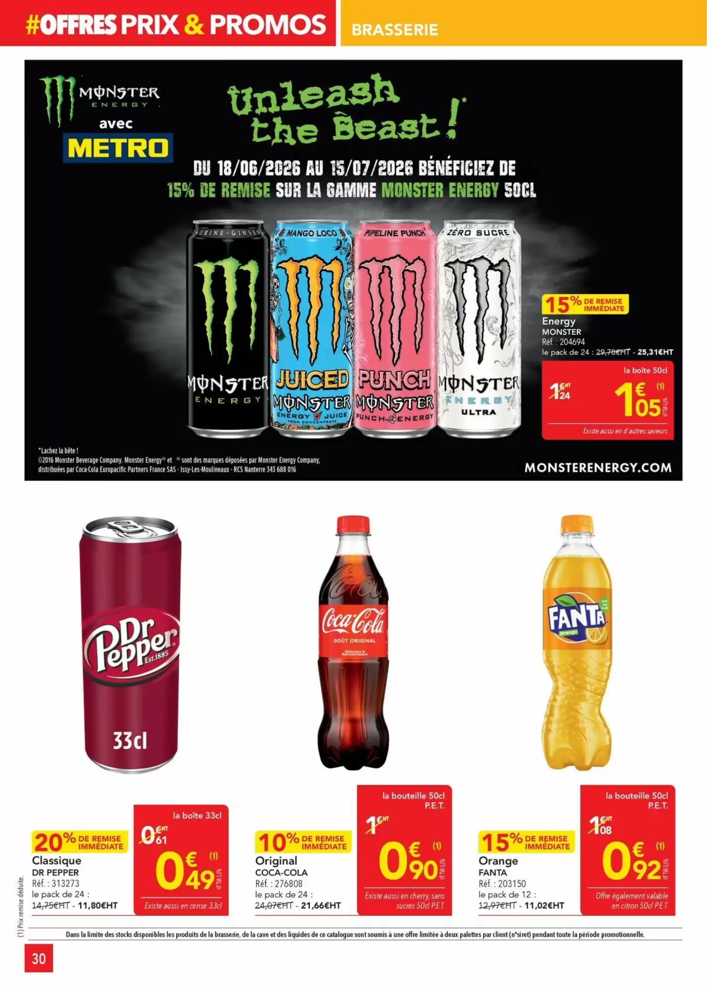 Prospectus promotionnel METRO valable à partir du 24/06/2026 - Page 30.