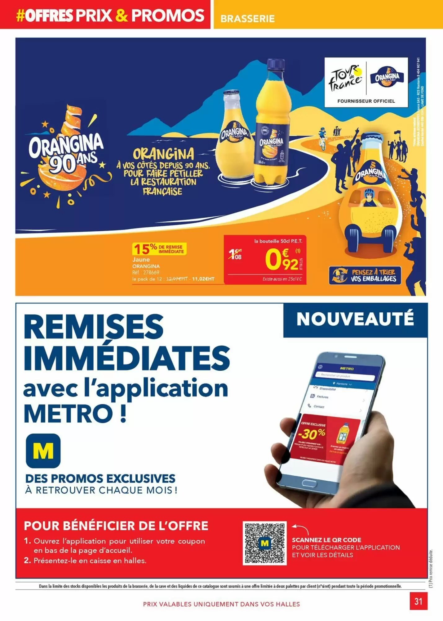 Prospectus promotionnel METRO valable à partir du 24/06/2026 - Page 31.