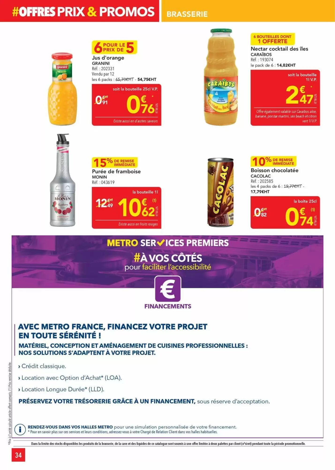 Prospectus promotionnel METRO valable à partir du 24/06/2026 - Page 34.
