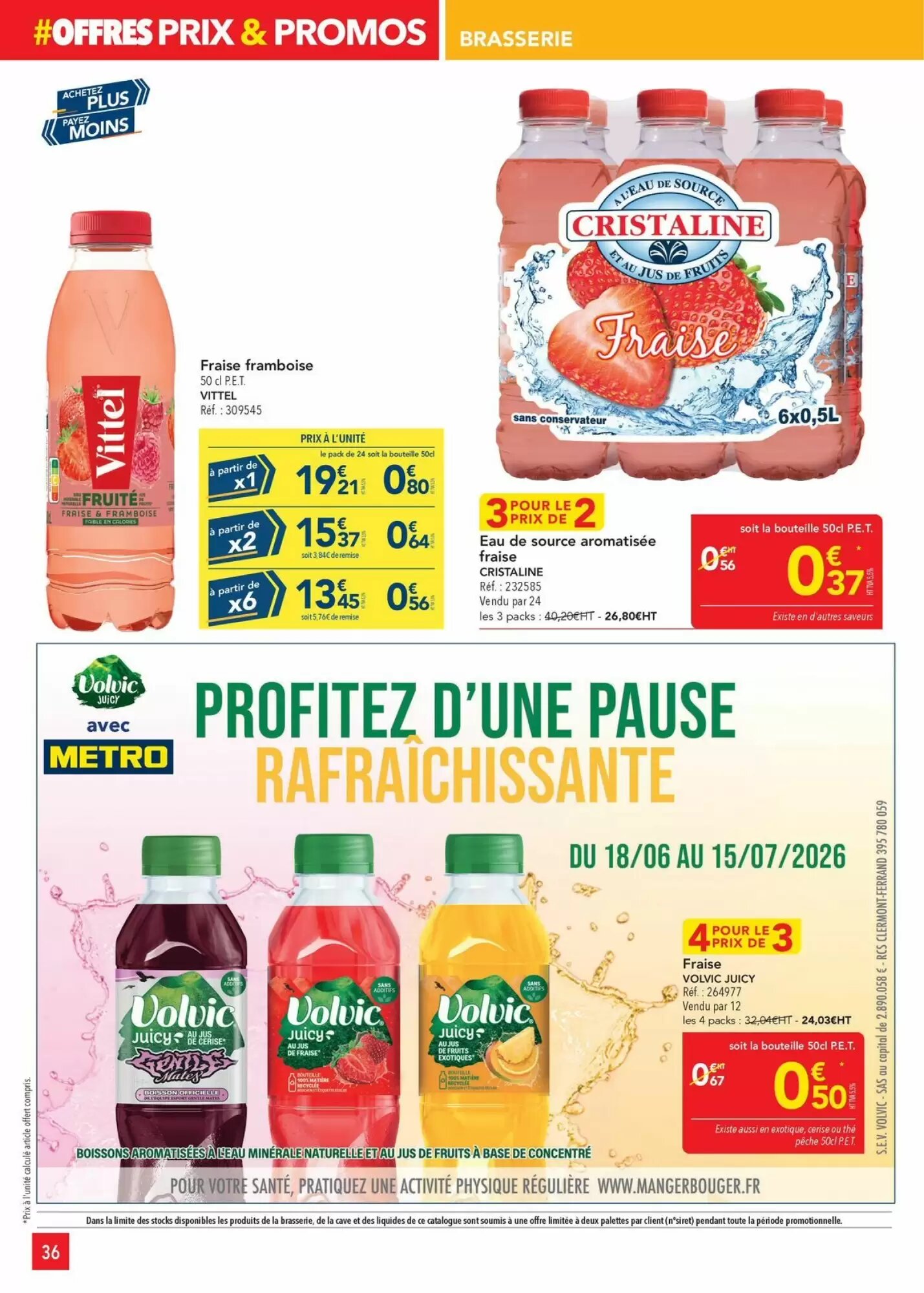 Prospectus promotionnel METRO valable à partir du 24/06/2026 - Page 36.