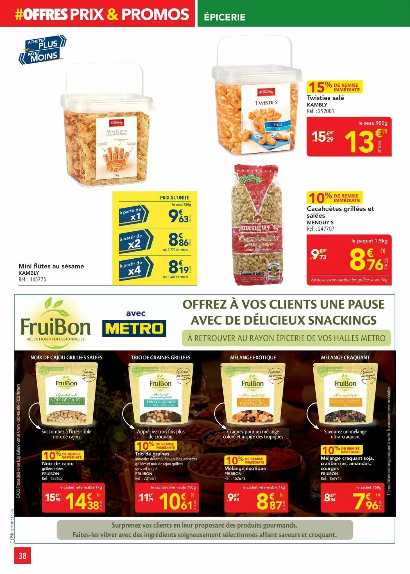 Prospectus promotionnel METRO valable à partir du 24/06/2026 - Page 38.