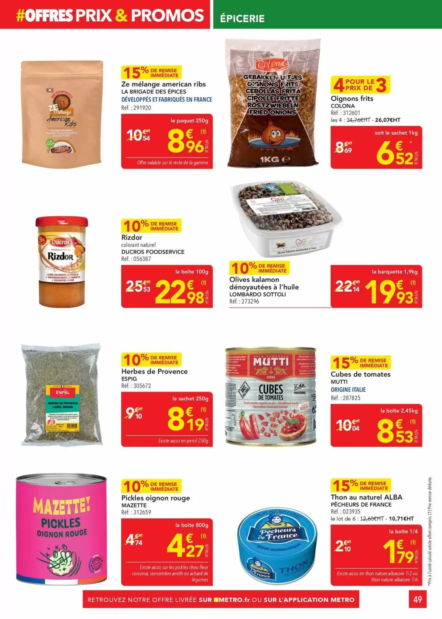 Prospectus promotionnel METRO valable à partir du 24/06/2026 - Page 49.