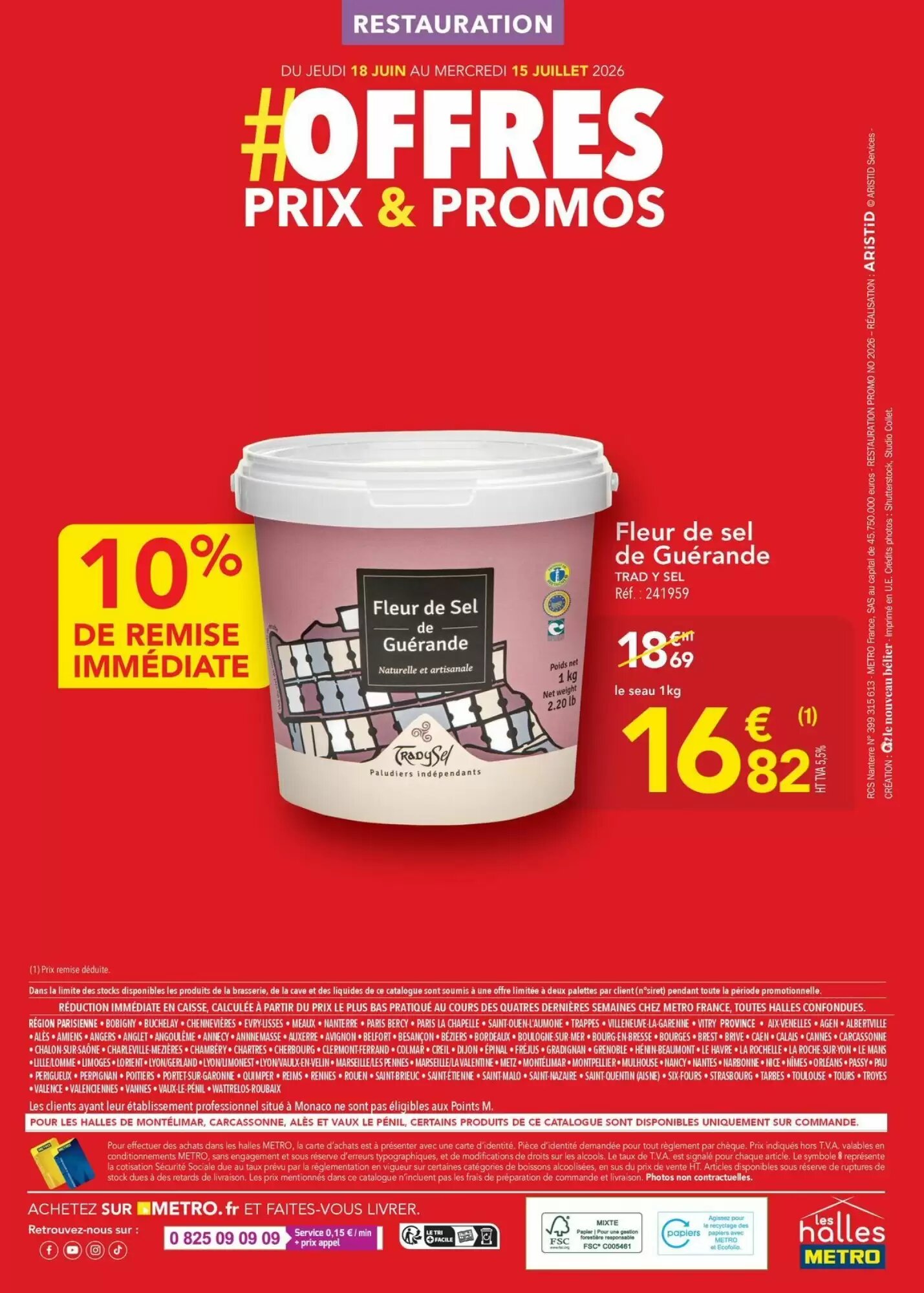 Prospectus promotionnel METRO valable à partir du 24/06/2026 - Page 52.