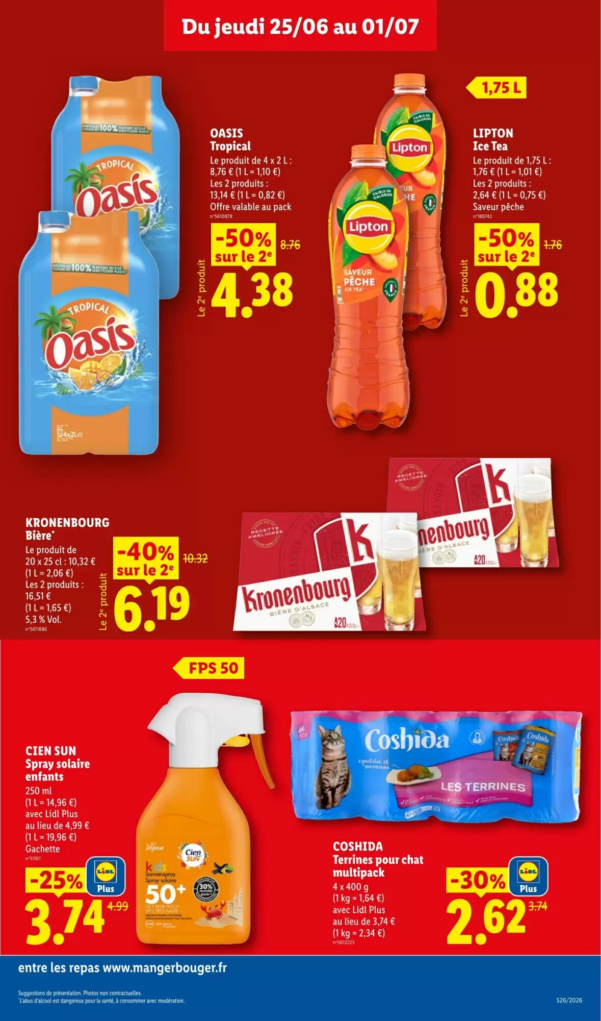 Prospectus promotionnel Lidl valable à partir du 25/06/2026 - Page 13.
