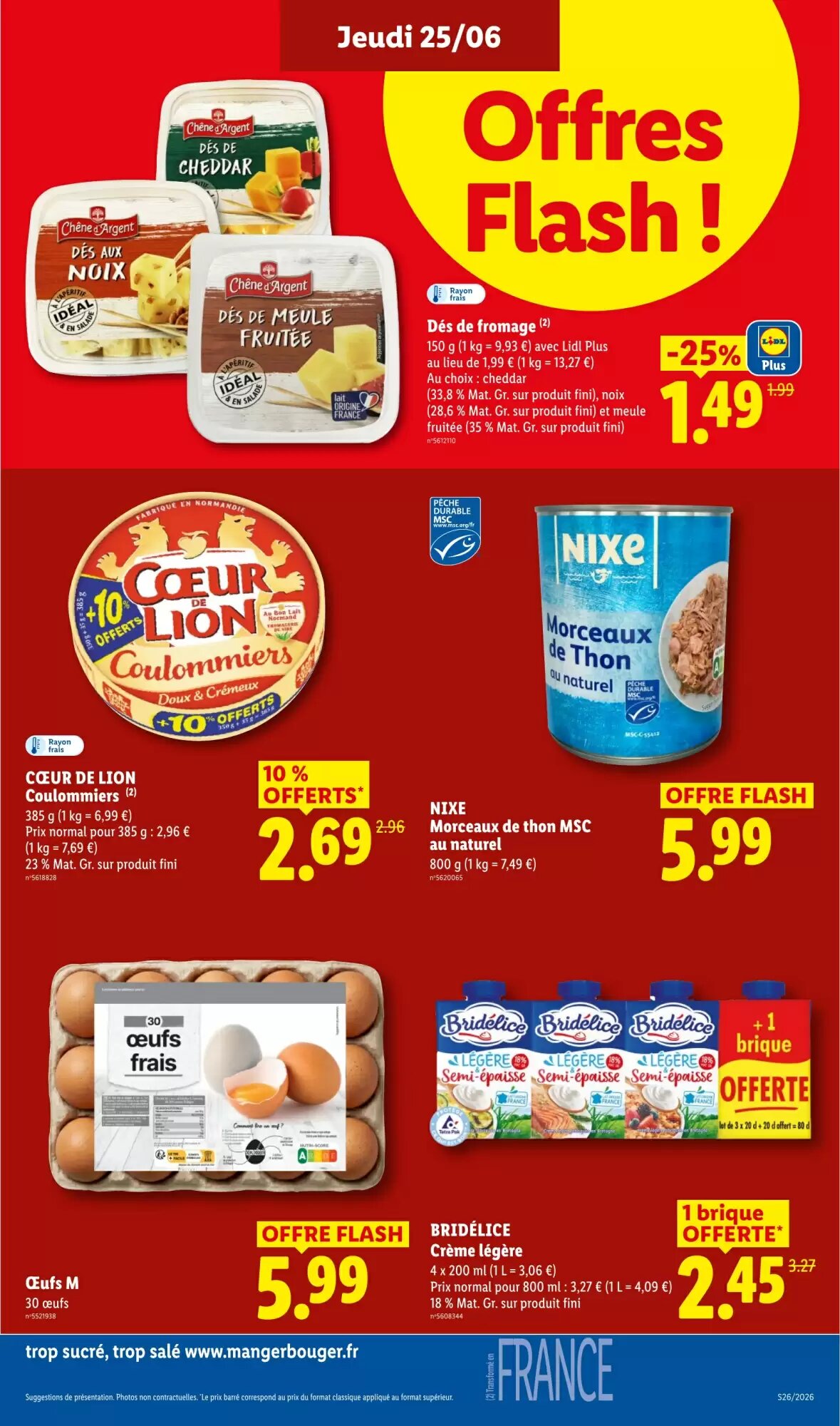Prospectus promotionnel Lidl valable à partir du 25/06/2026 - Page 15.