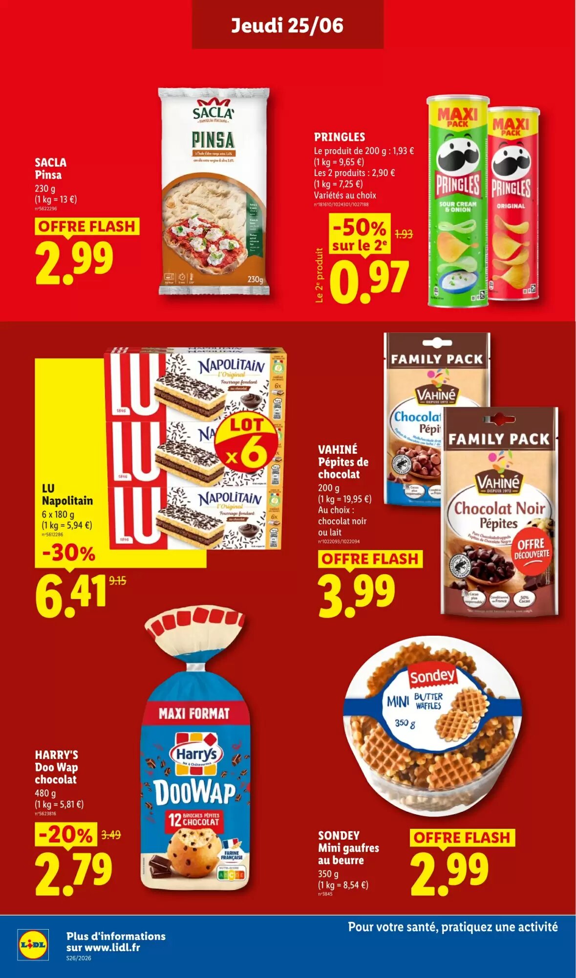 Prospectus promotionnel Lidl valable à partir du 25/06/2026 - Page 16.