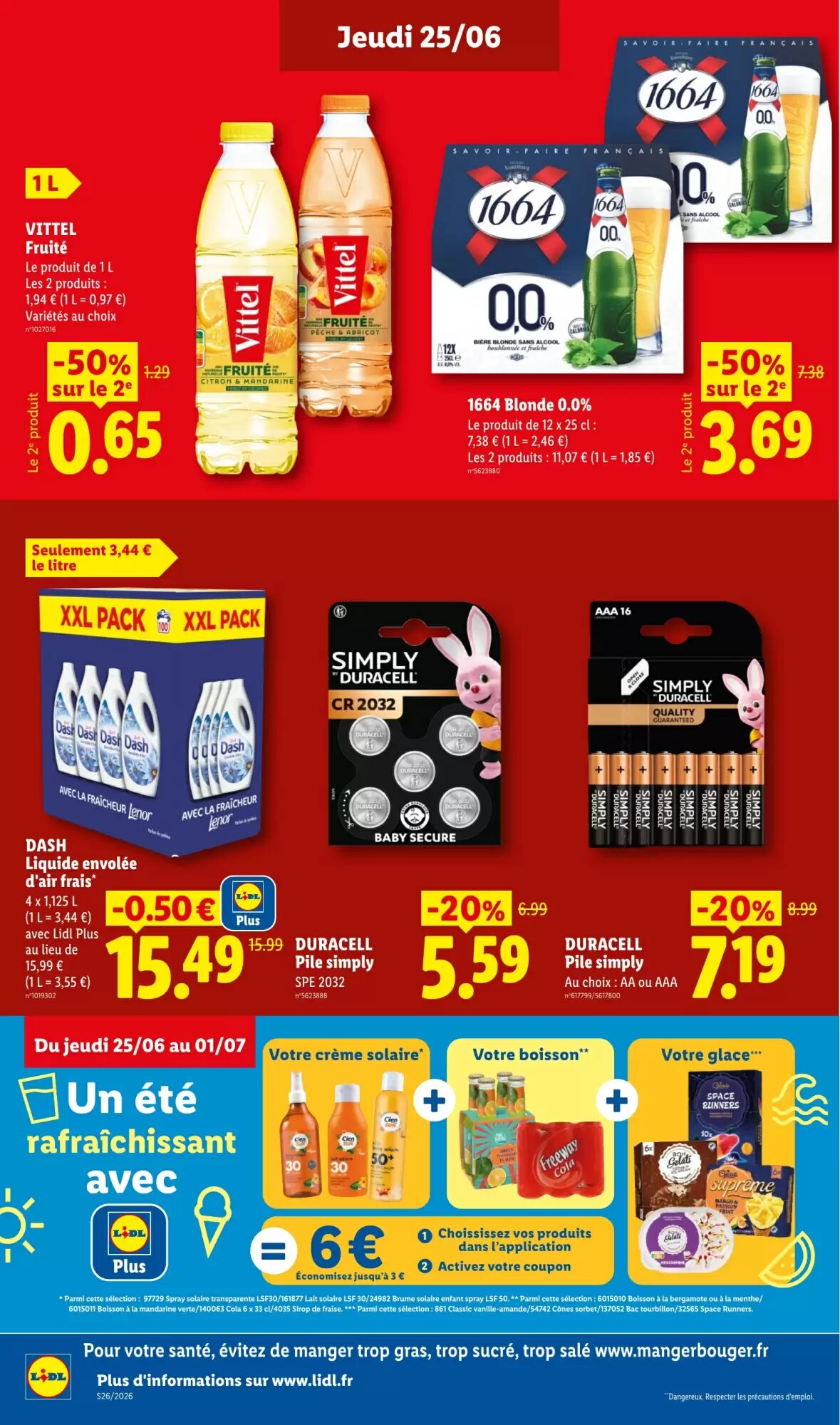 Prospectus promotionnel Lidl valable à partir du 25/06/2026 - Page 18.