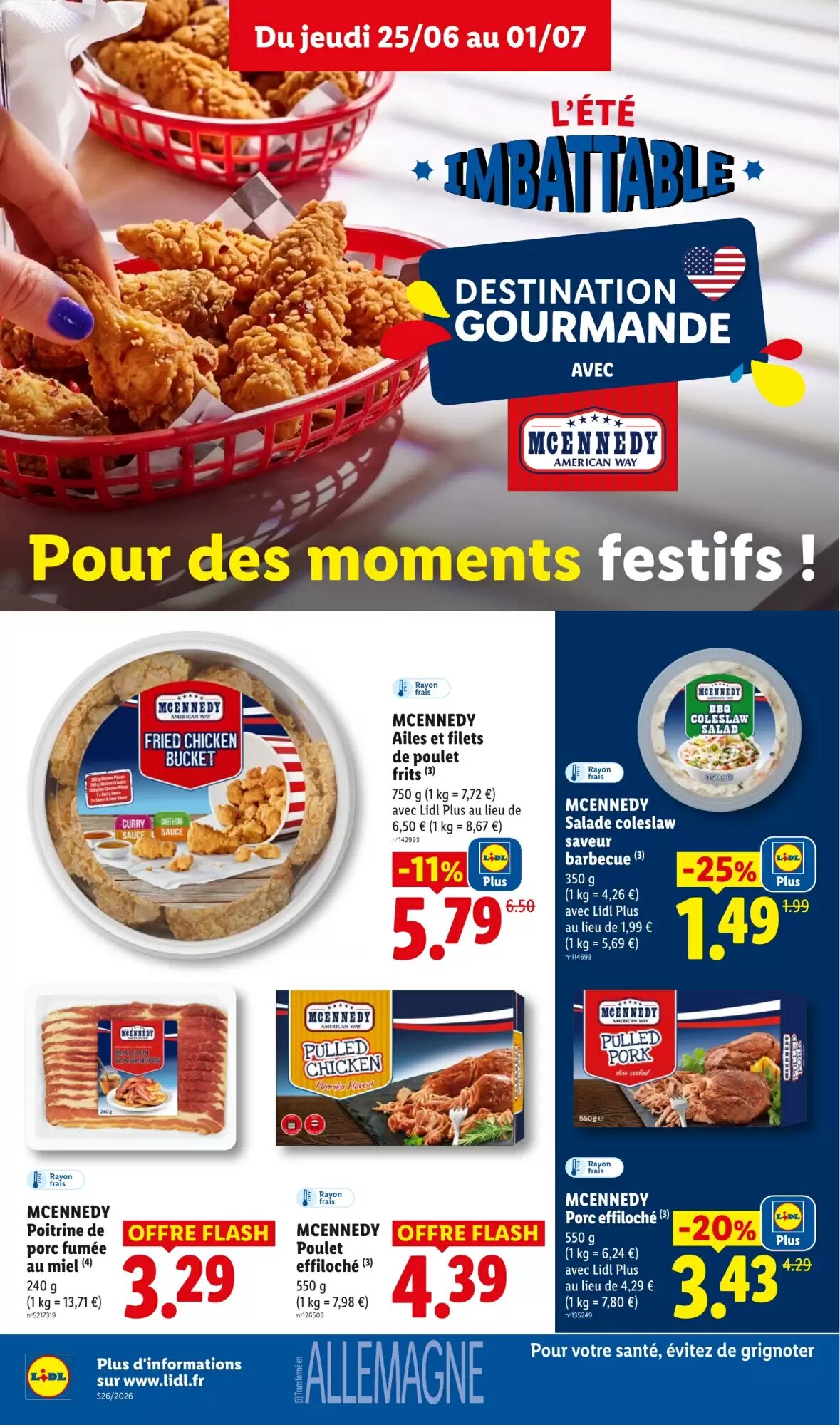 Prospectus promotionnel Lidl valable à partir du 25/06/2026 - Page 20.