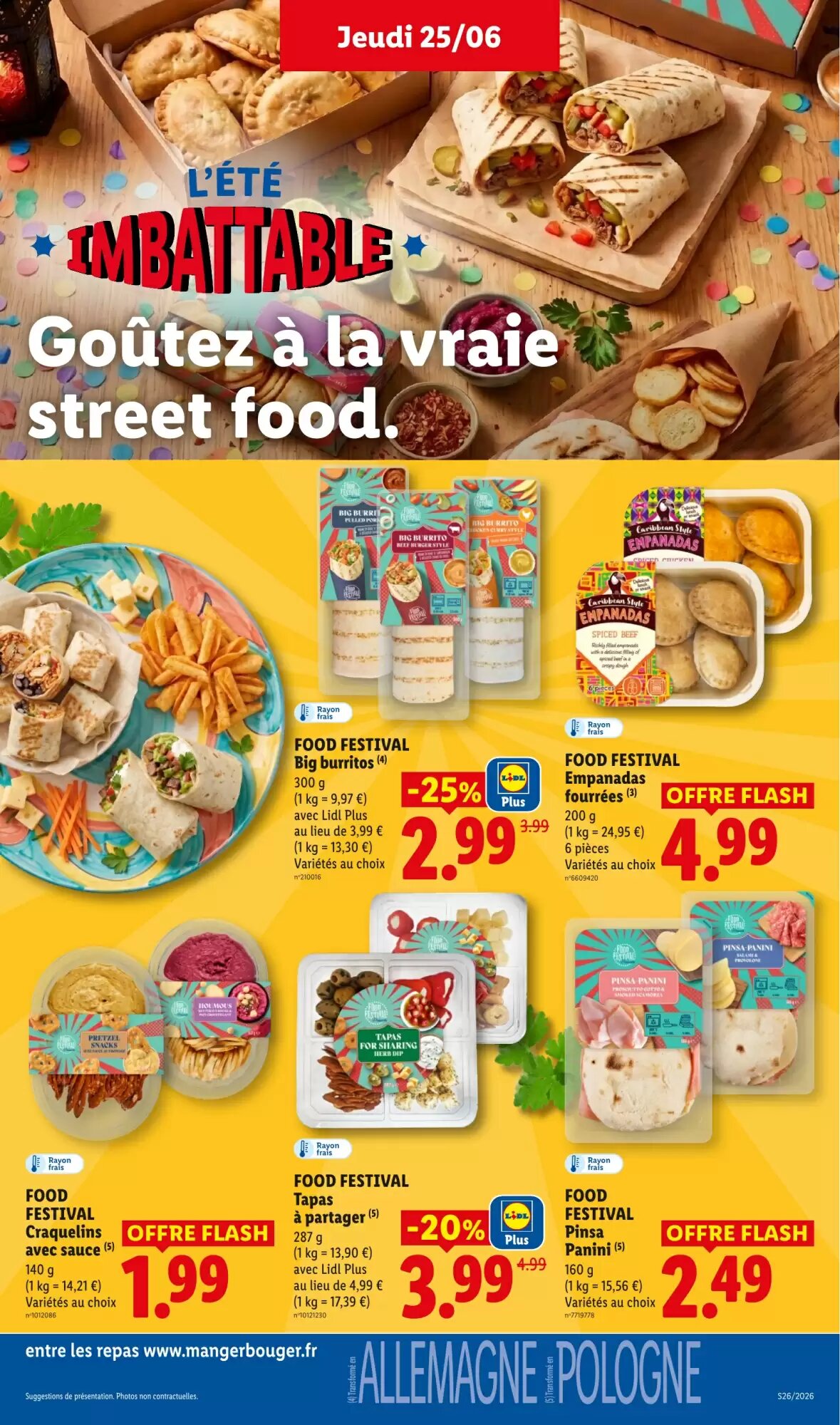 Prospectus promotionnel Lidl valable à partir du 25/06/2026 - Page 23.