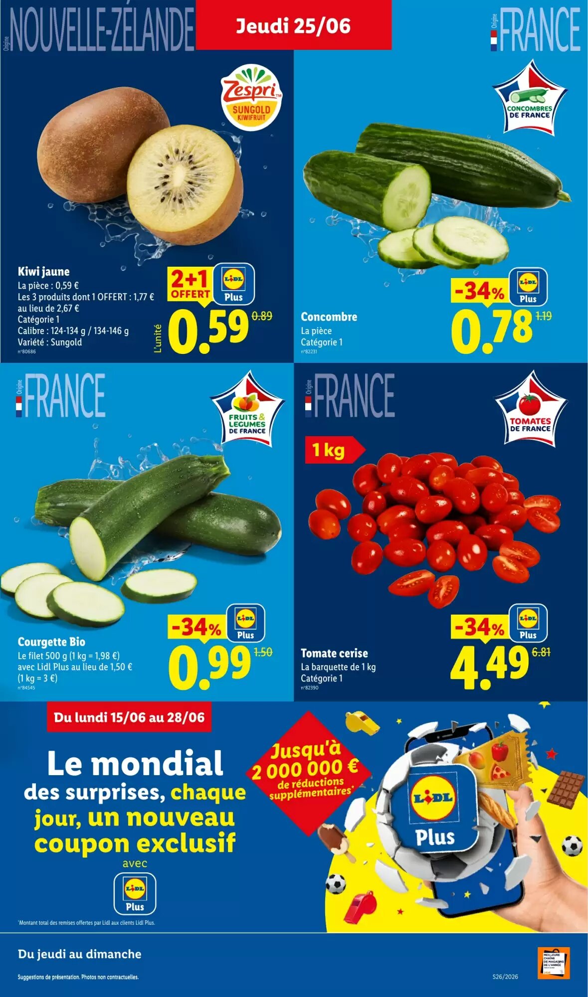 Prospectus promotionnel Lidl valable à partir du 25/06/2026 - Page 3.