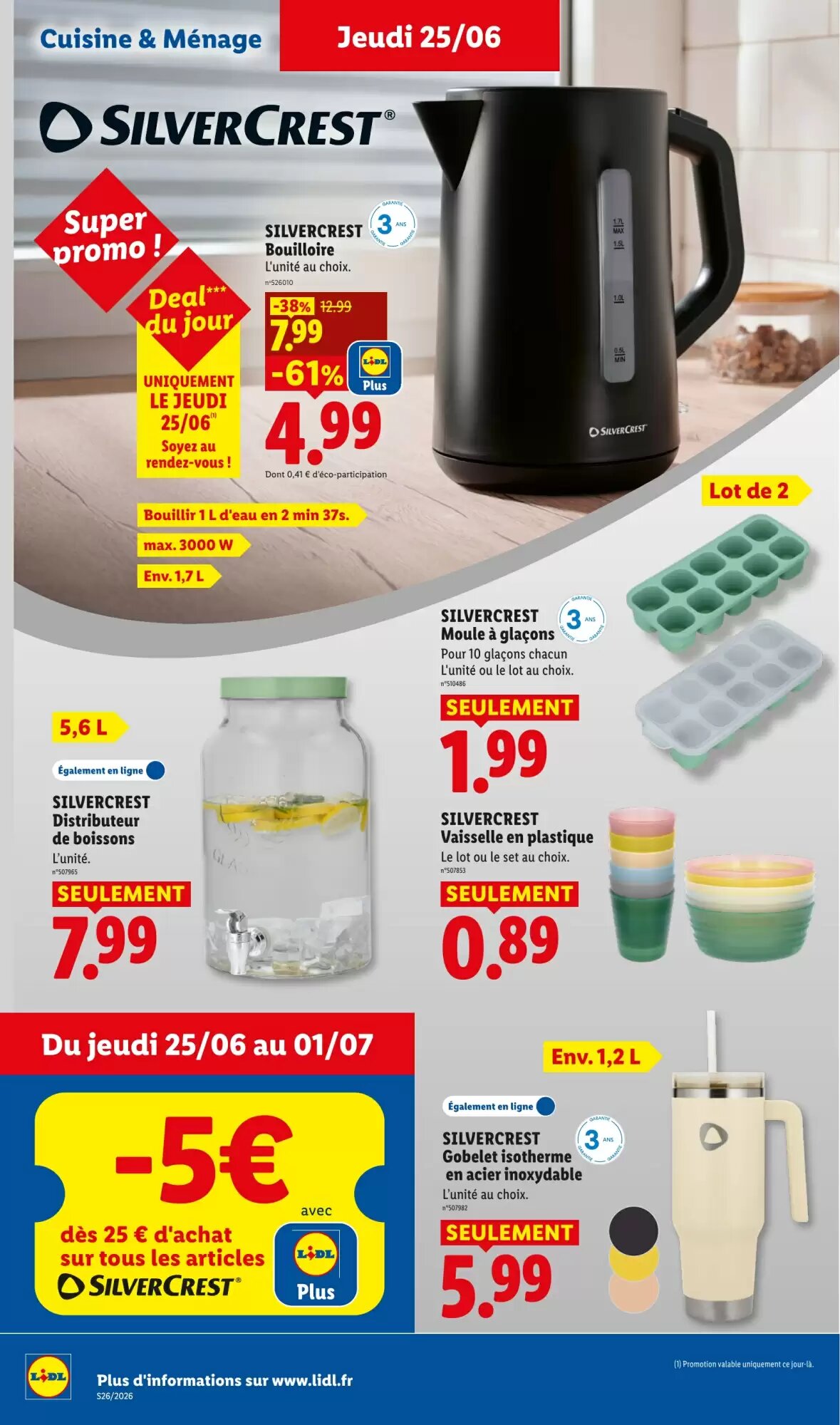 Prospectus promotionnel Lidl valable à partir du 25/06/2026 - Page 32.