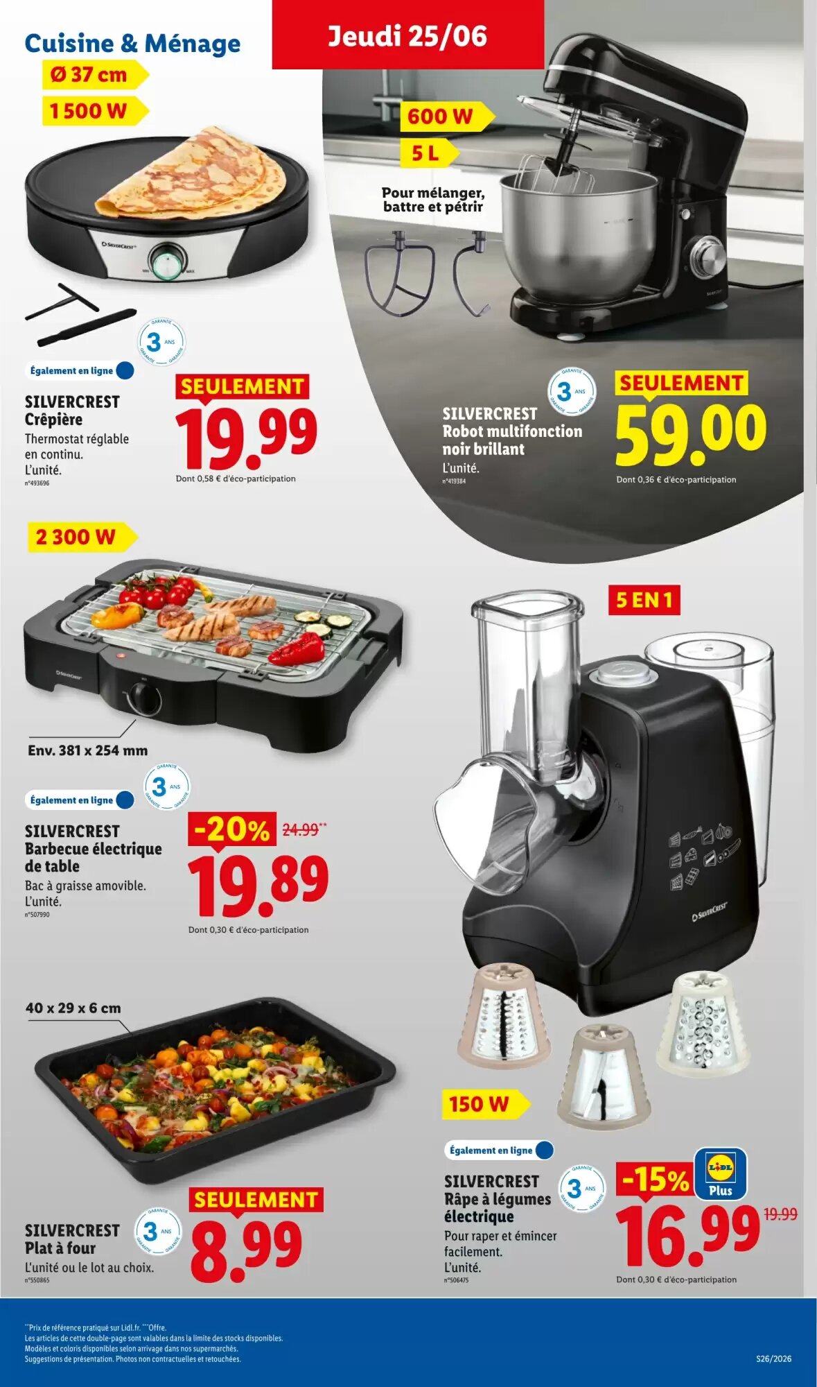 Prospectus promotionnel Lidl valable à partir du 25/06/2026 - Page 33.