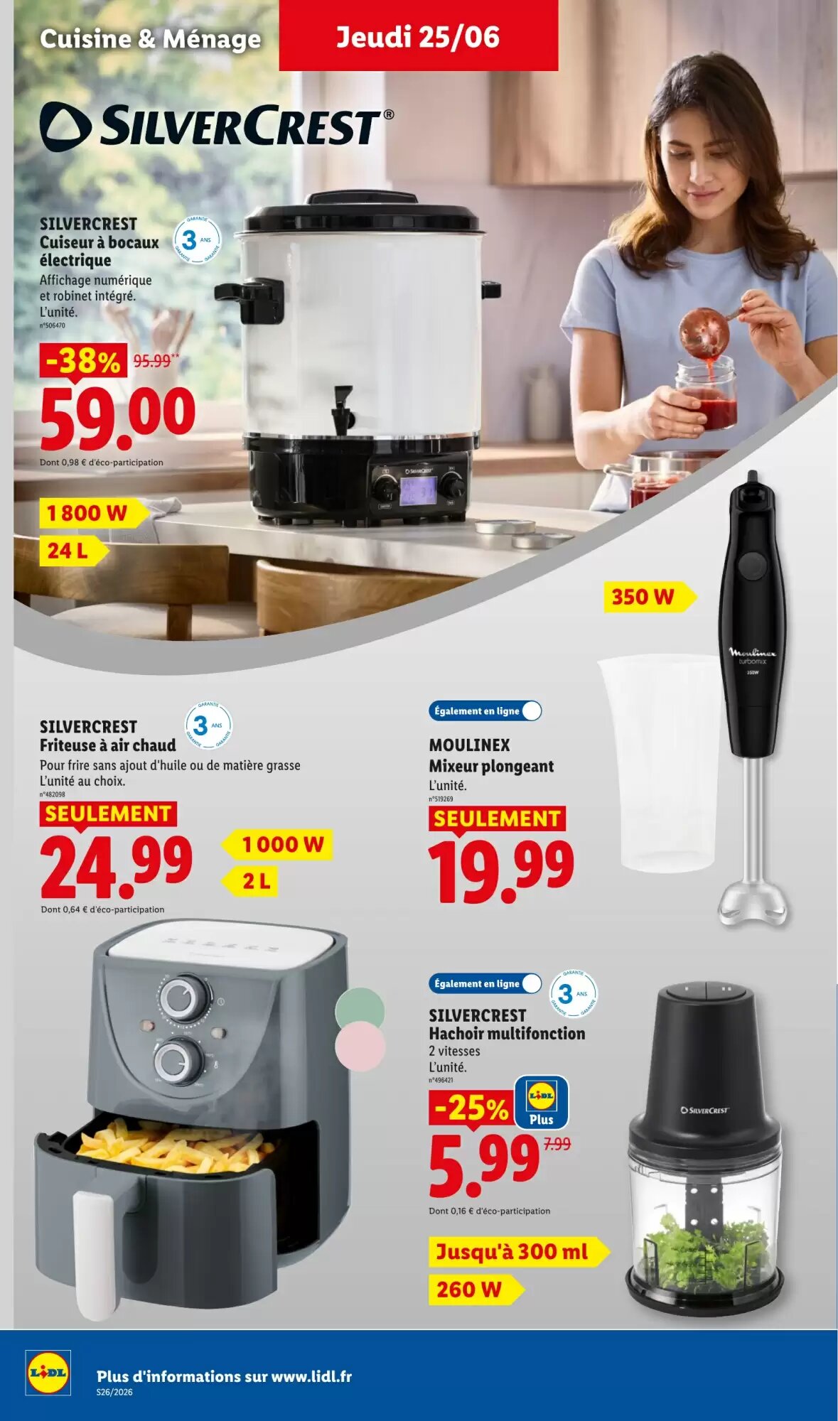 Prospectus promotionnel Lidl valable à partir du 25/06/2026 - Page 34.