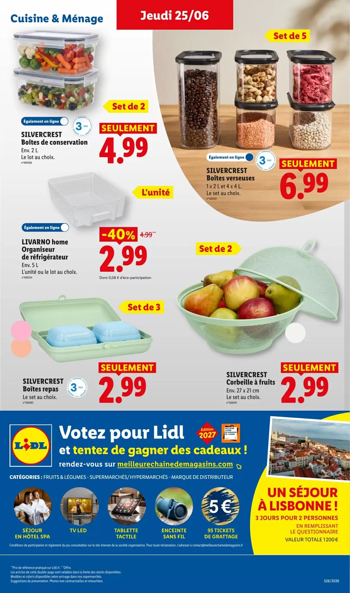 Prospectus promotionnel Lidl valable à partir du 25/06/2026 - Page 35.