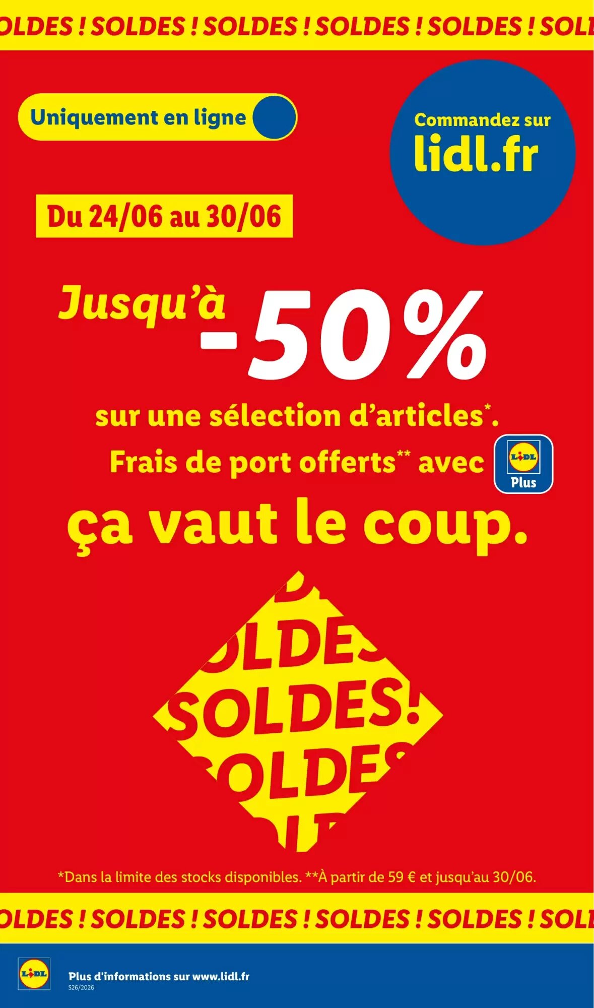 Prospectus promotionnel Lidl valable à partir du 25/06/2026 - Page 36.