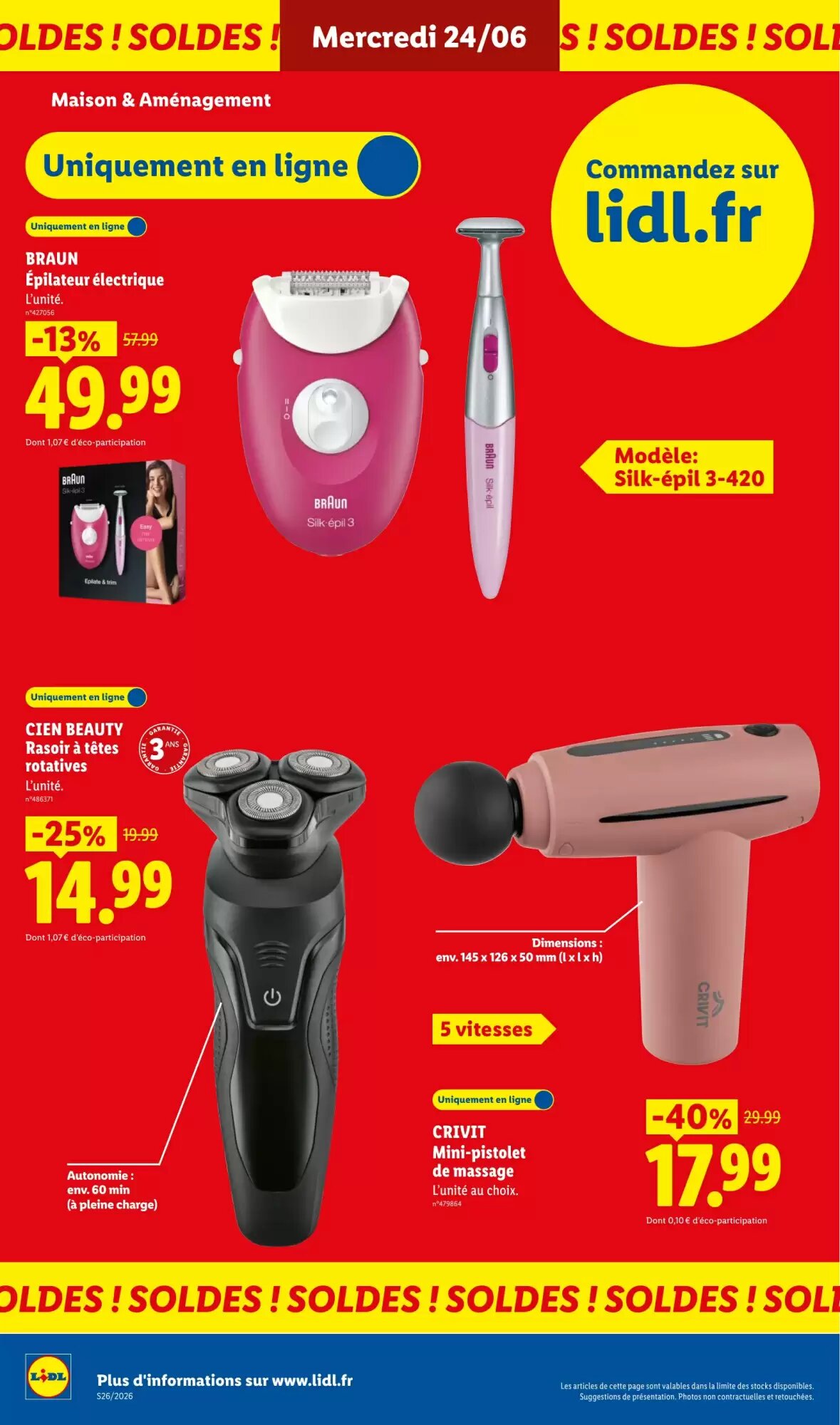 Prospectus promotionnel Lidl valable à partir du 25/06/2026 - Page 40.