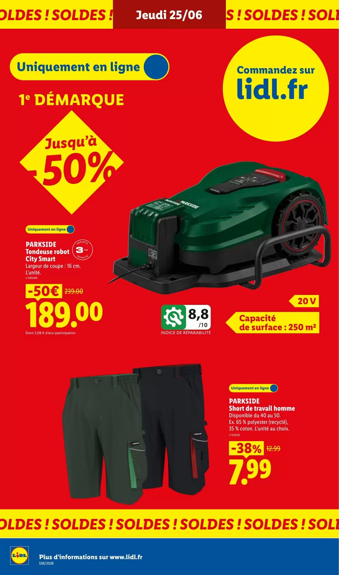Prospectus promotionnel Lidl valable à partir du 25/06/2026 - Page 42.