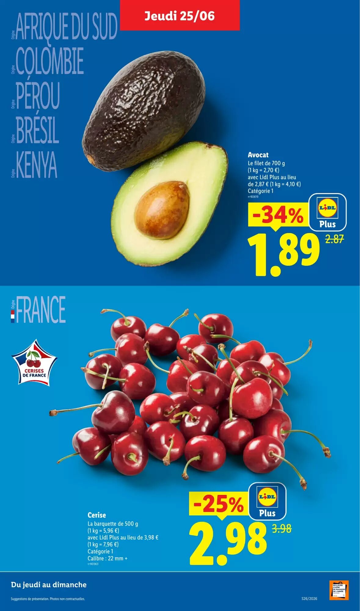 Prospectus promotionnel Lidl valable à partir du 25/06/2026 - Page 5.
