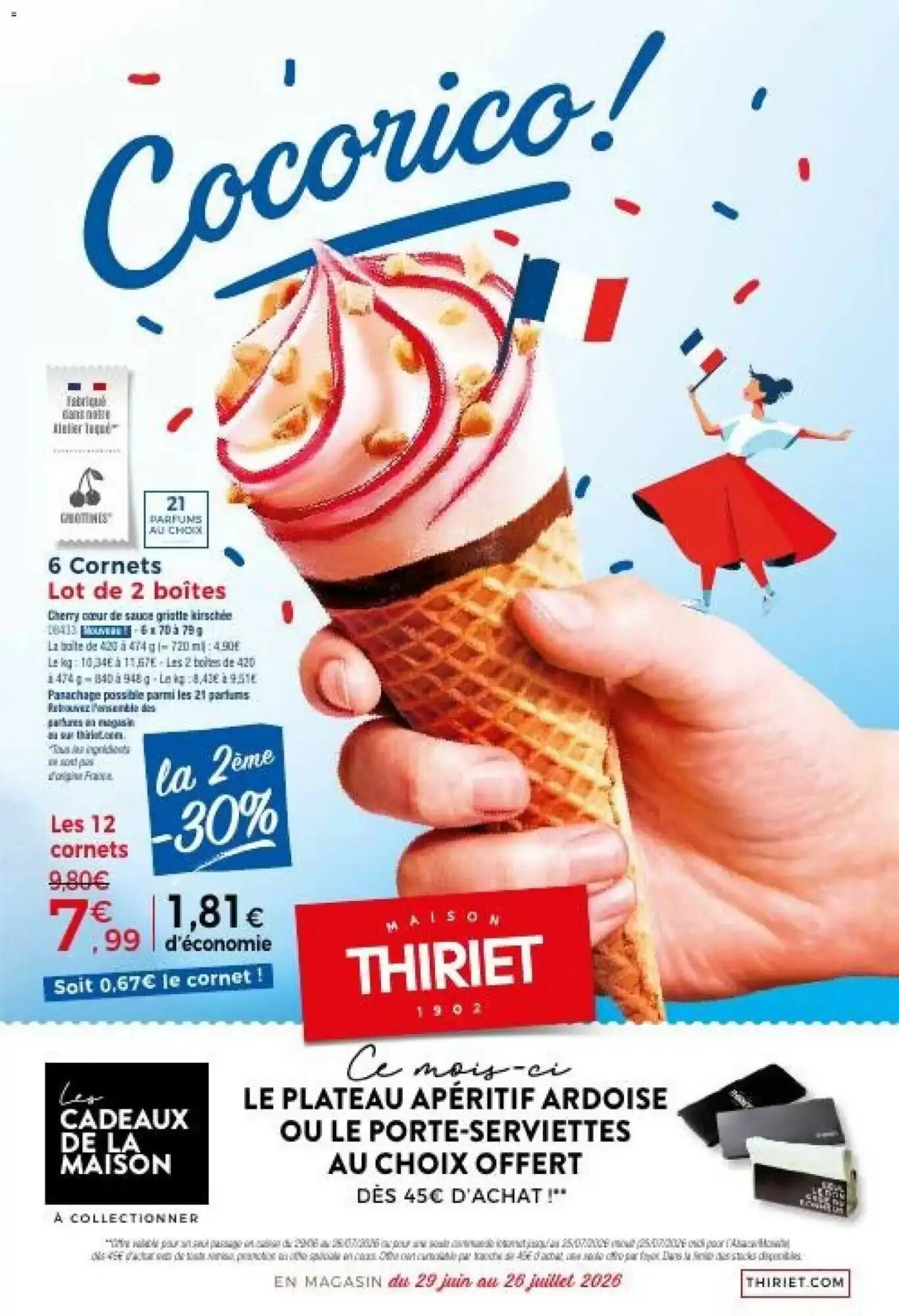 Prospectus promotionnel Thiriet valable à partir du 29/06/2026 - Page 1.