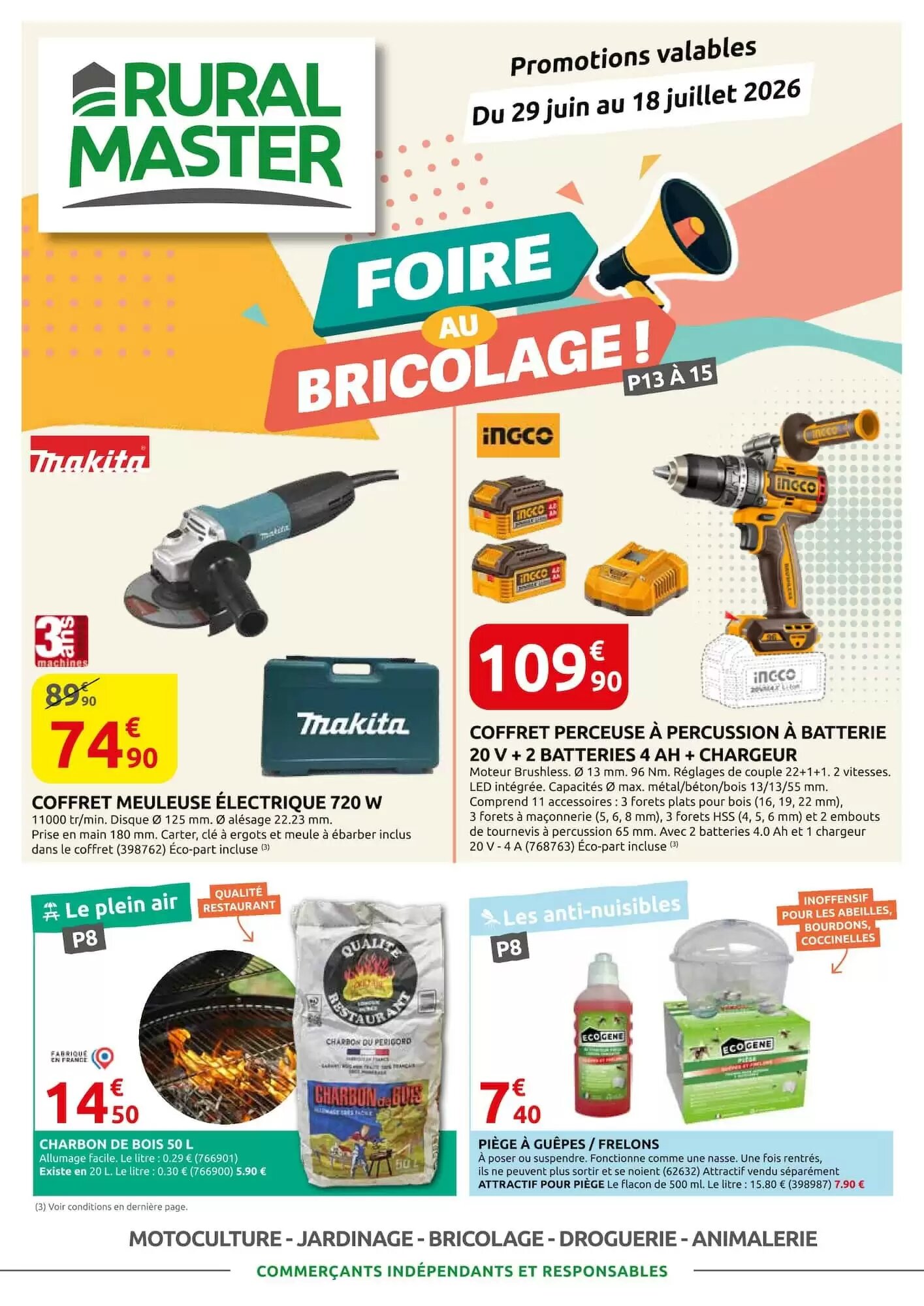 Prospectus promotionnel Rural Master valable à partir du 29/06/2026 - Page 1.