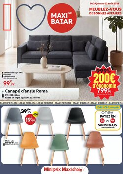Prospectus promotionnel Maxi Bazar valable à partir du 29/06/2026