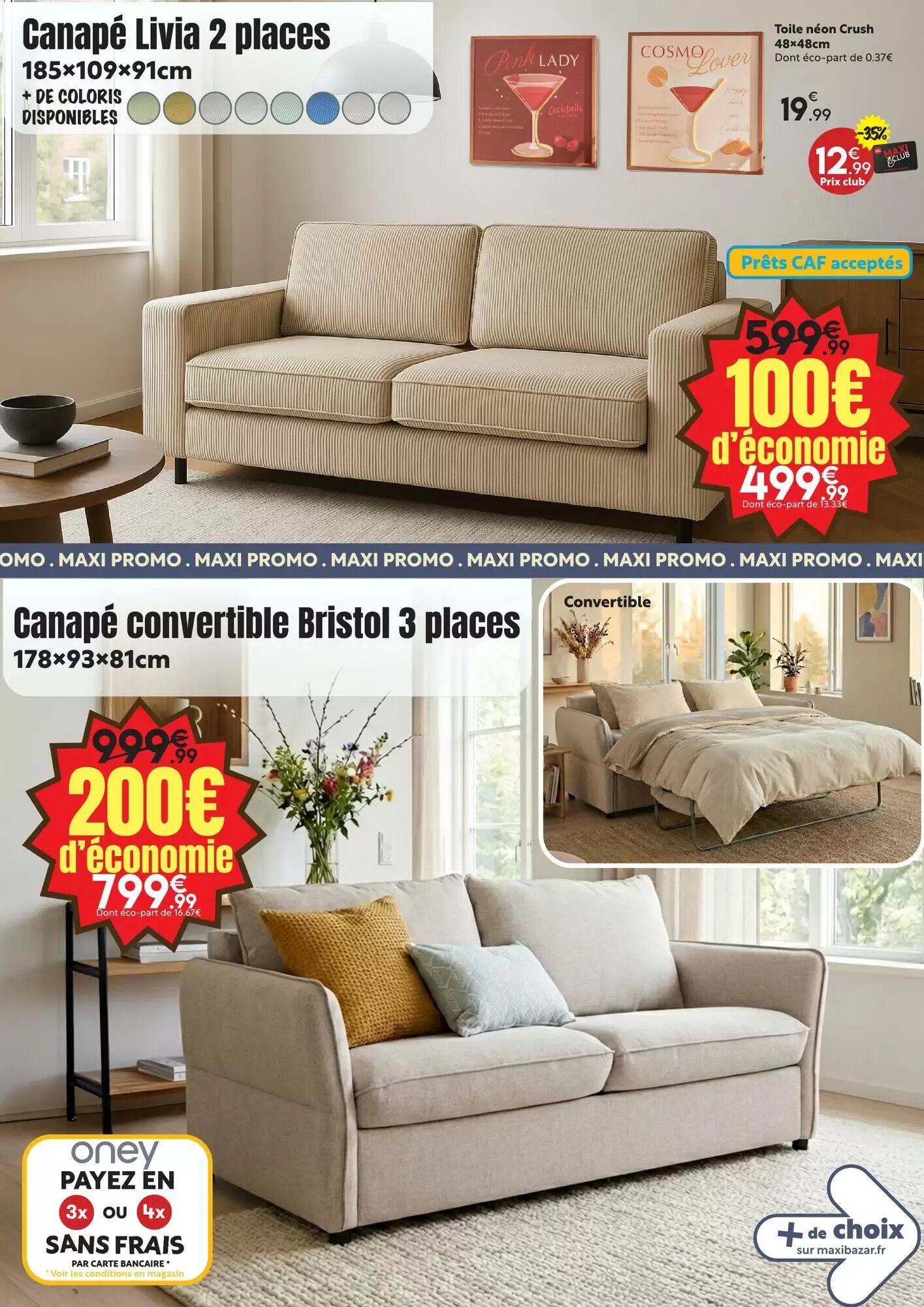 Prospectus promotionnel Maxi Bazar valable à partir du 29/06/2026 - Page 8.
