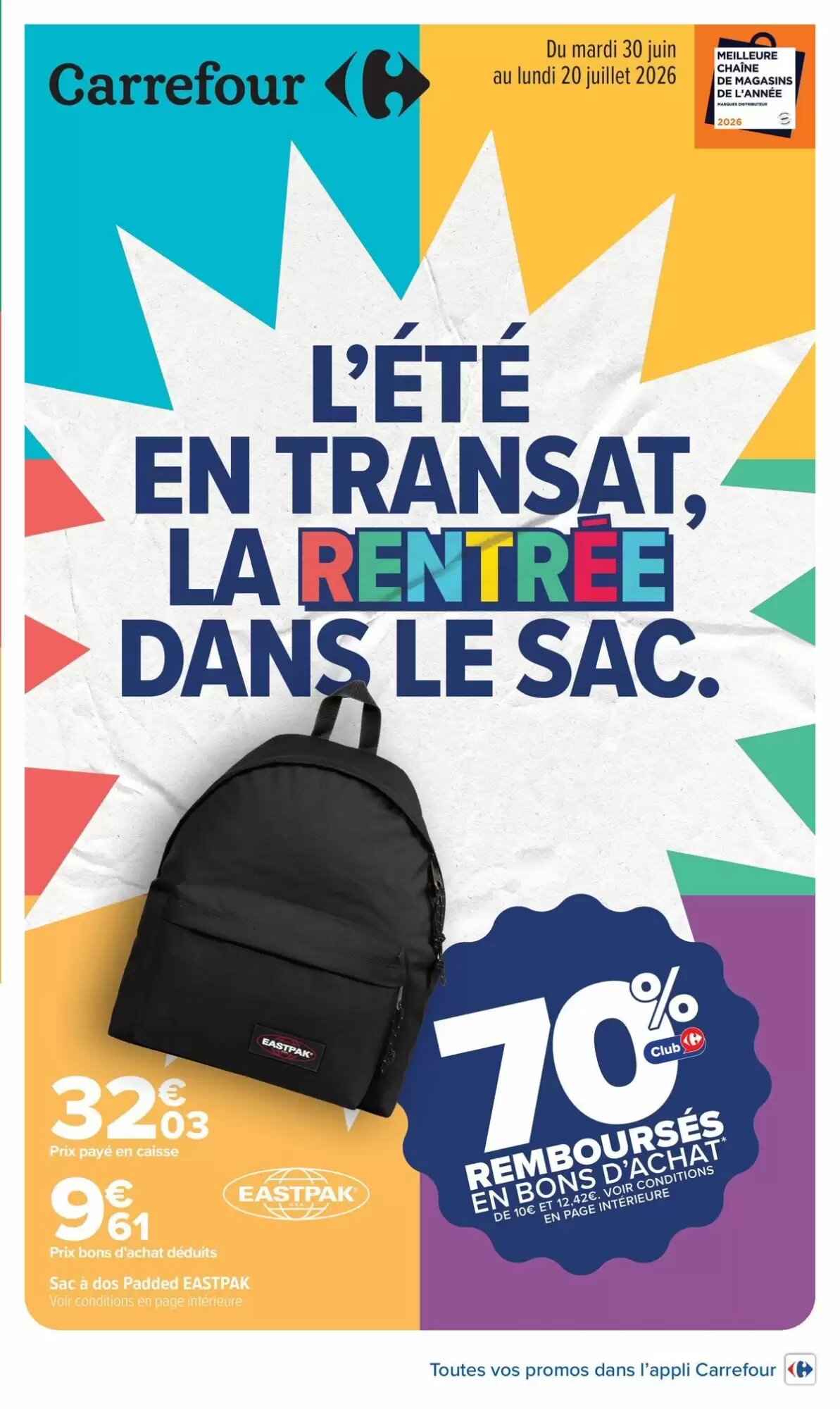 Prospectus promotionnel Carrefour valable à partir du 30/06/2026 - Page 1.