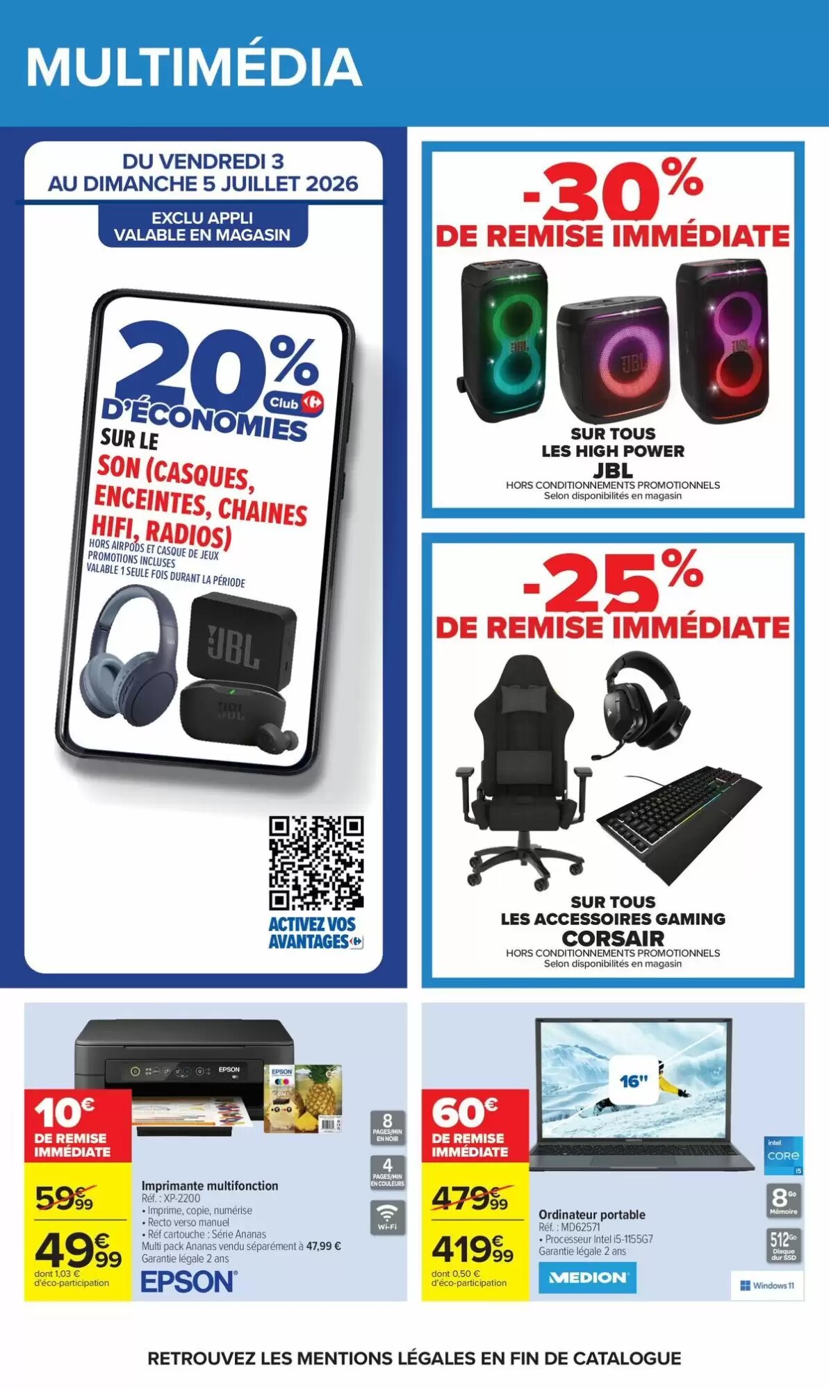 Prospectus promotionnel Carrefour valable à partir du 30/06/2026 - Page 74.