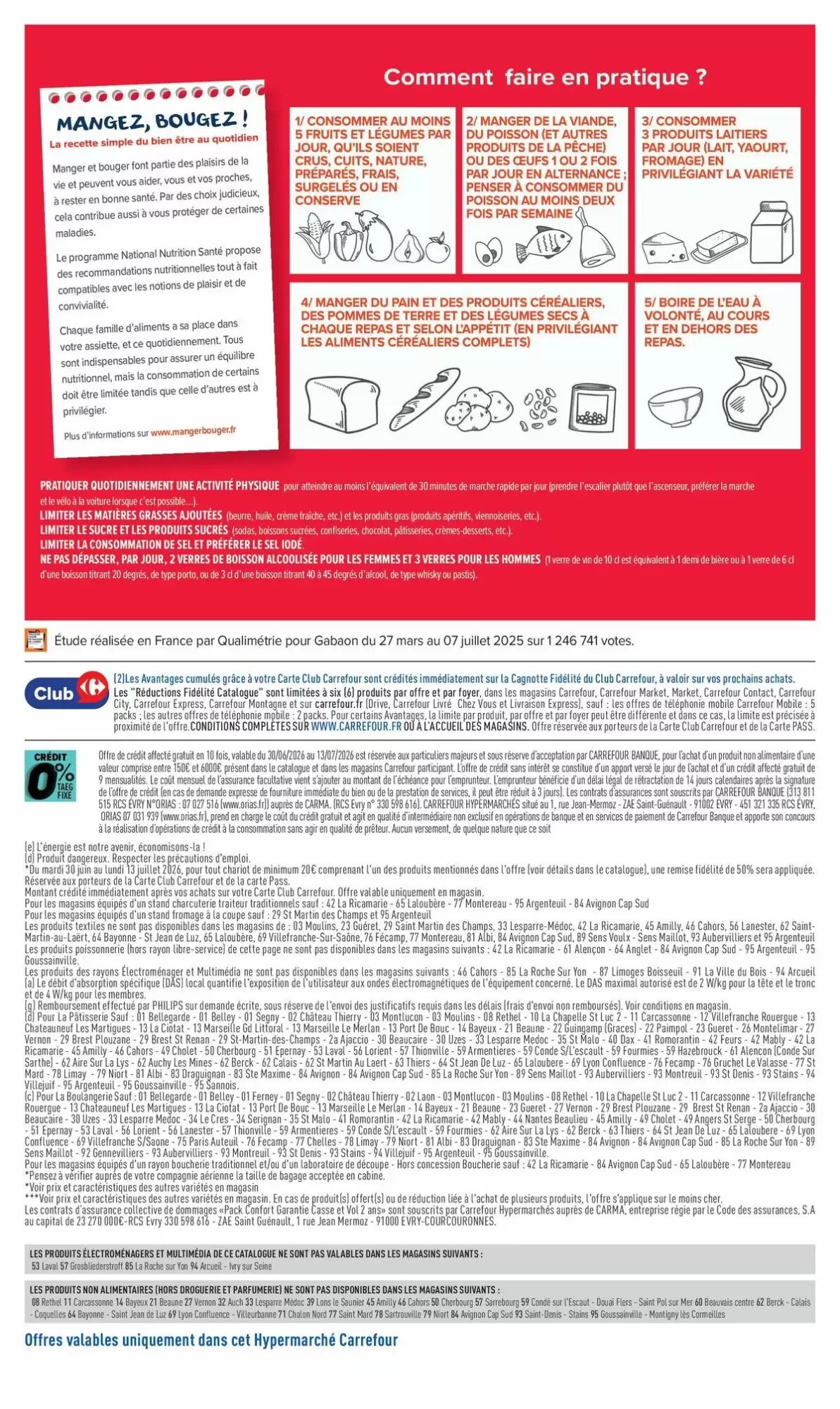 Prospectus promotionnel Carrefour valable à partir du 30/06/2026 - Page 84.