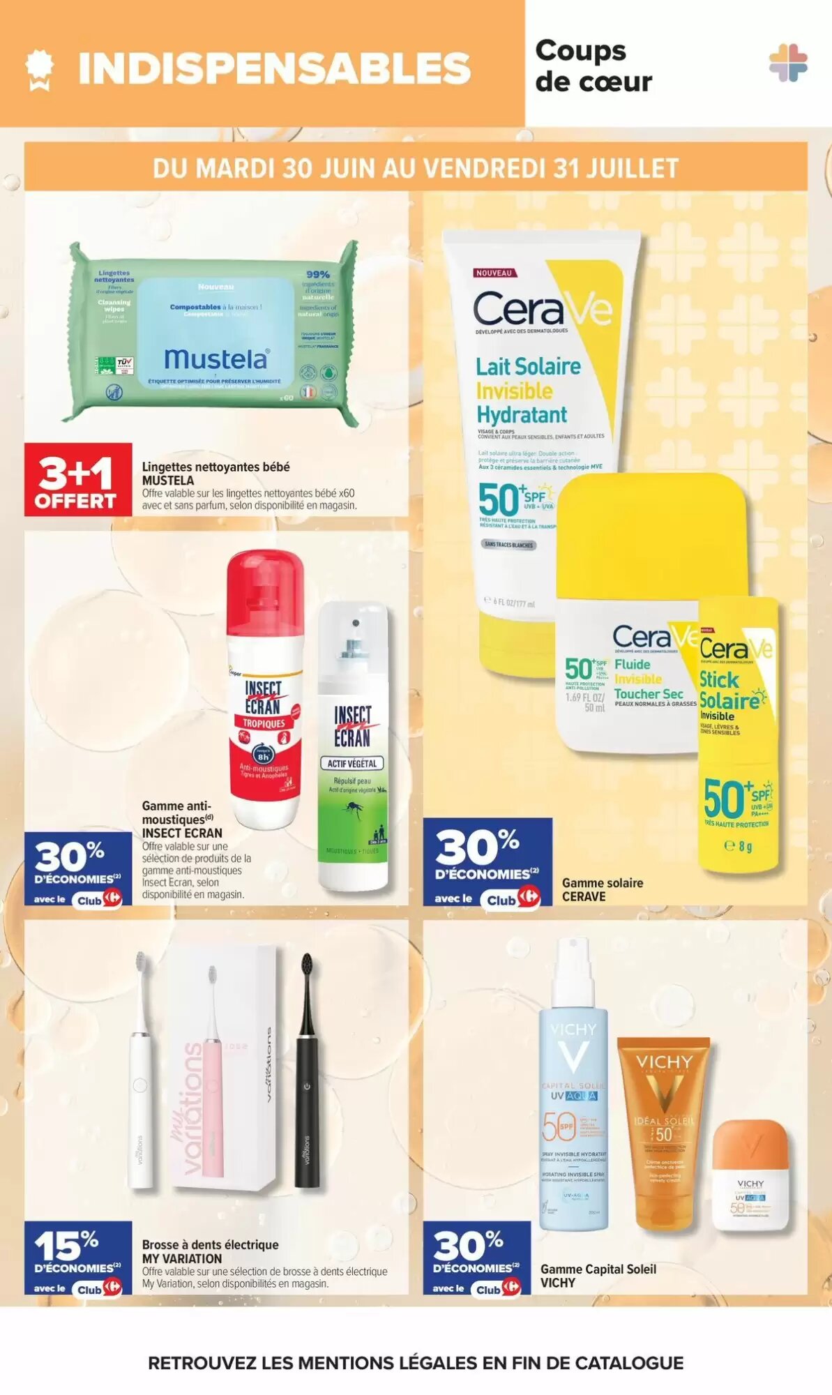 Prospectus promotionnel Carrefour maPara parapharmacie valable à partir du 30/06/2026 - Page 3.