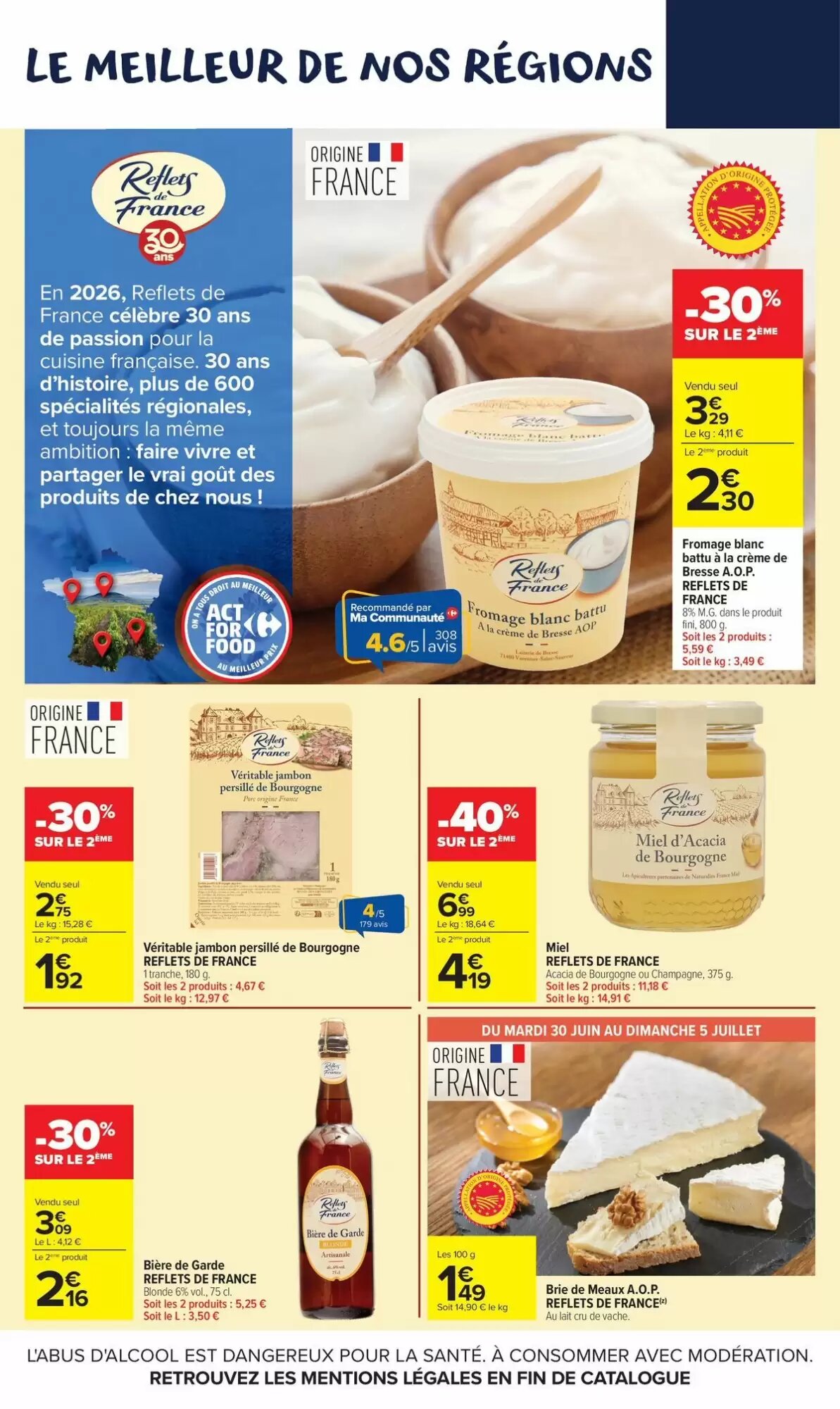 Prospectus promotionnel Carrefour Market valable à partir du 30/06/2026 - Page 18.