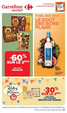 Prospectus promotionnel Carrefour Market valable à partir du 30/06/2026
