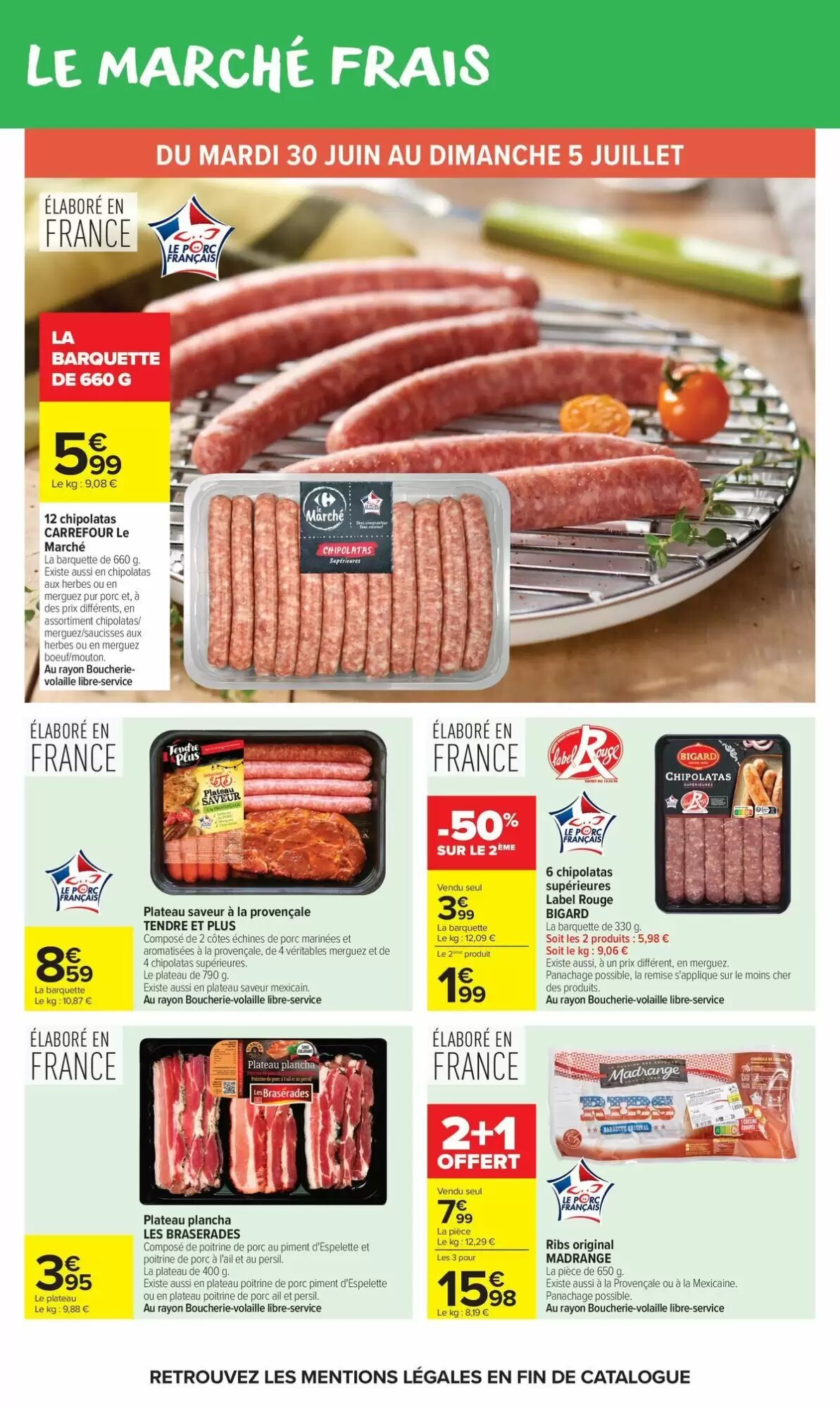 Prospectus promotionnel Carrefour Market valable à partir du 30/06/2026 - Page 26.