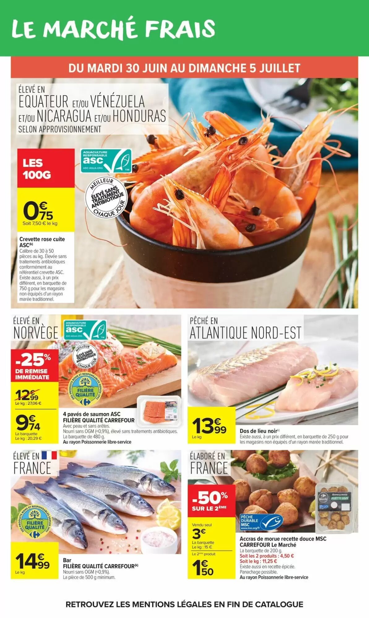 Prospectus promotionnel Carrefour Market valable à partir du 30/06/2026 - Page 28.