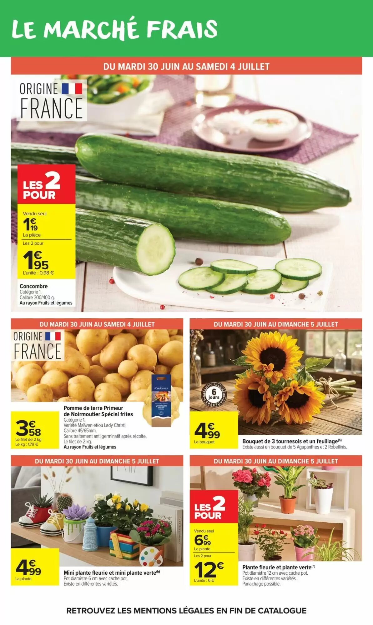 Prospectus promotionnel Carrefour Market valable à partir du 30/06/2026 - Page 29.